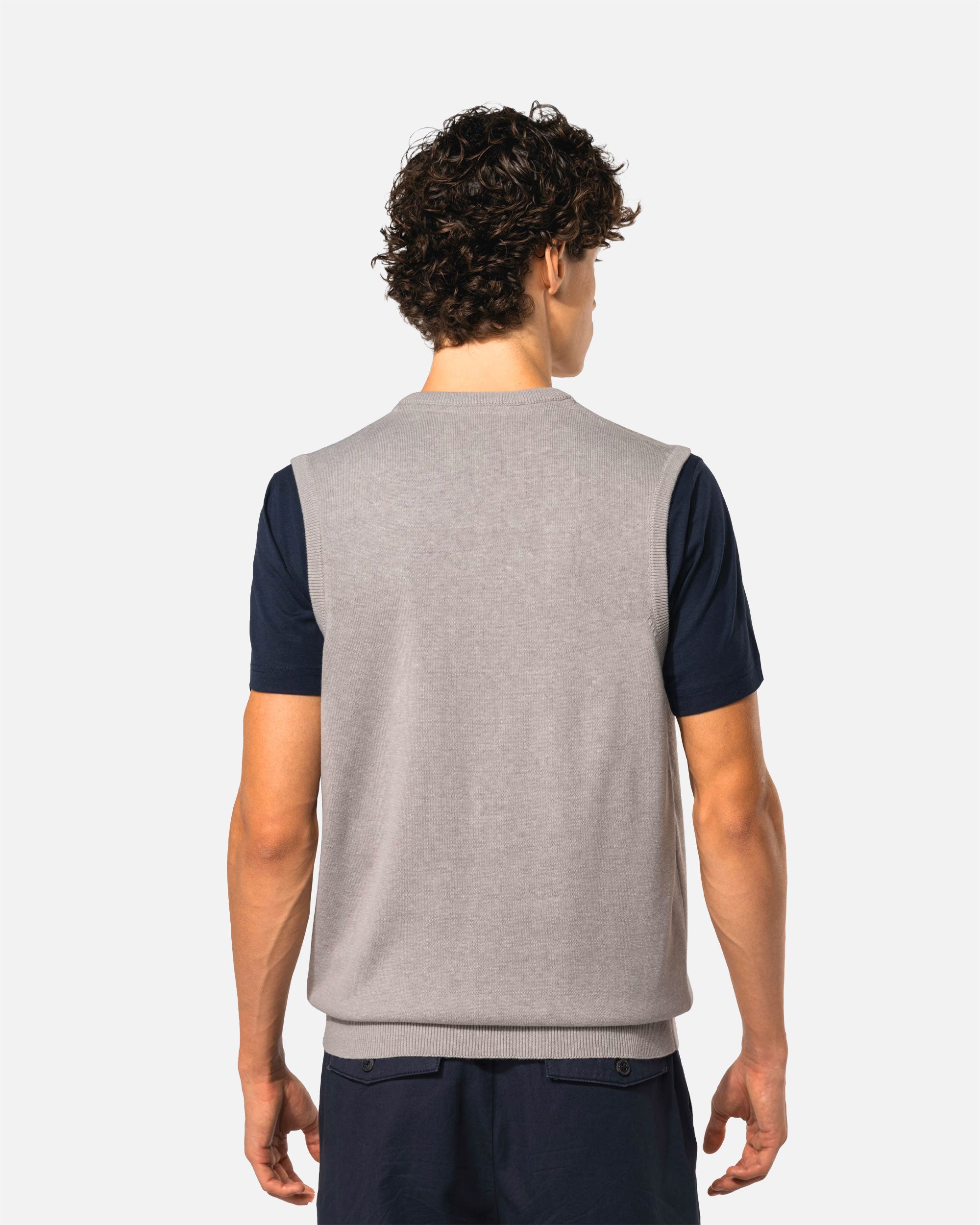 Herren Pullunder mit V-Ausschnitt