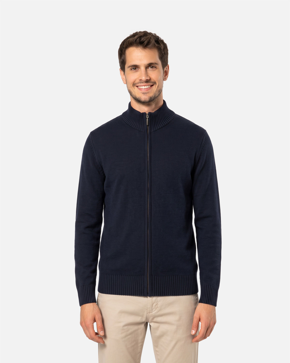 Herren Strickjacke Navy Blue von VIVID