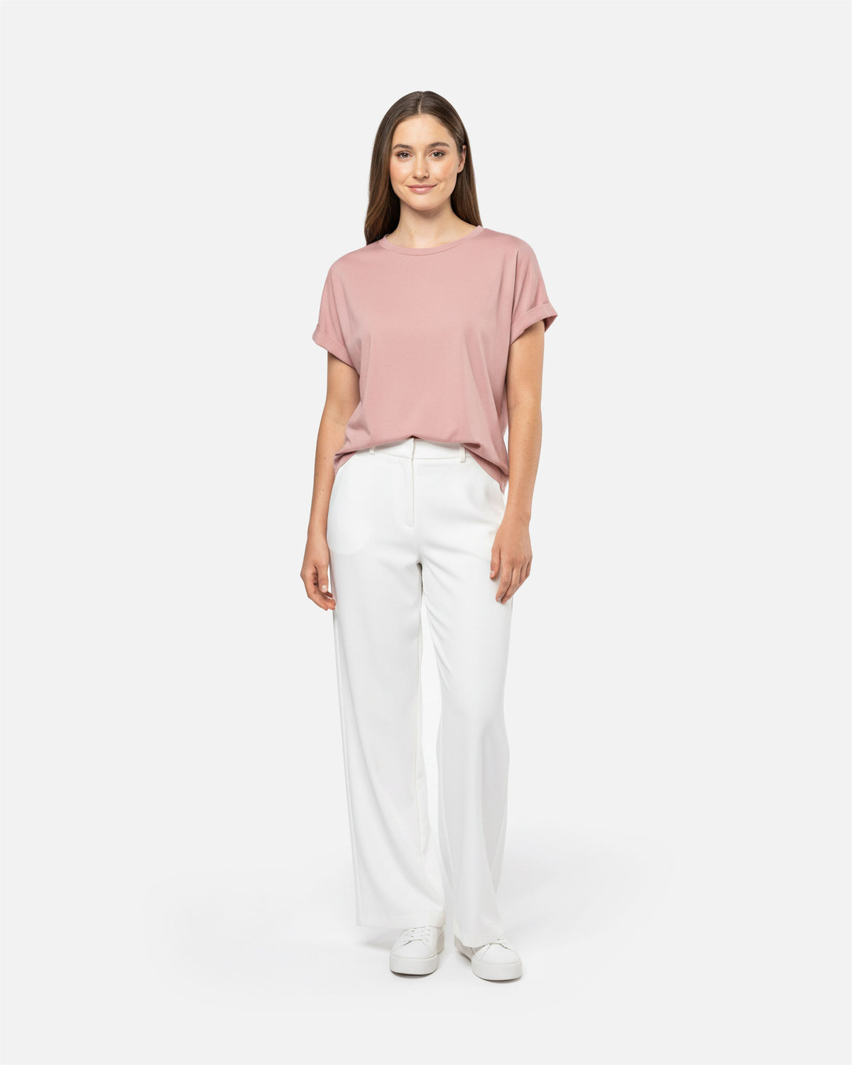 Damen T-Shirt mit Reversärmeln von VIVID
