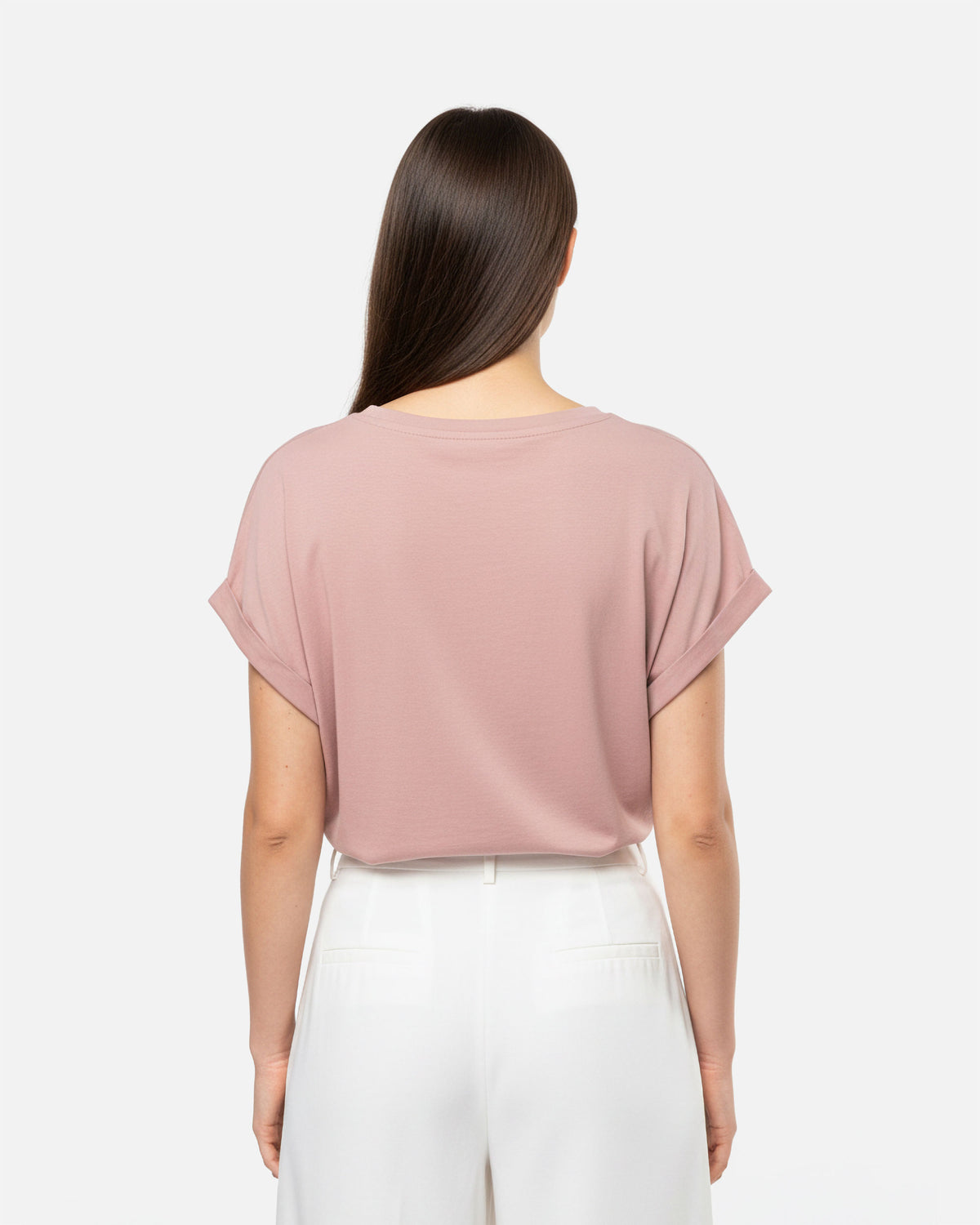 Damen T-Shirt mit Reversärmeln von VIVID