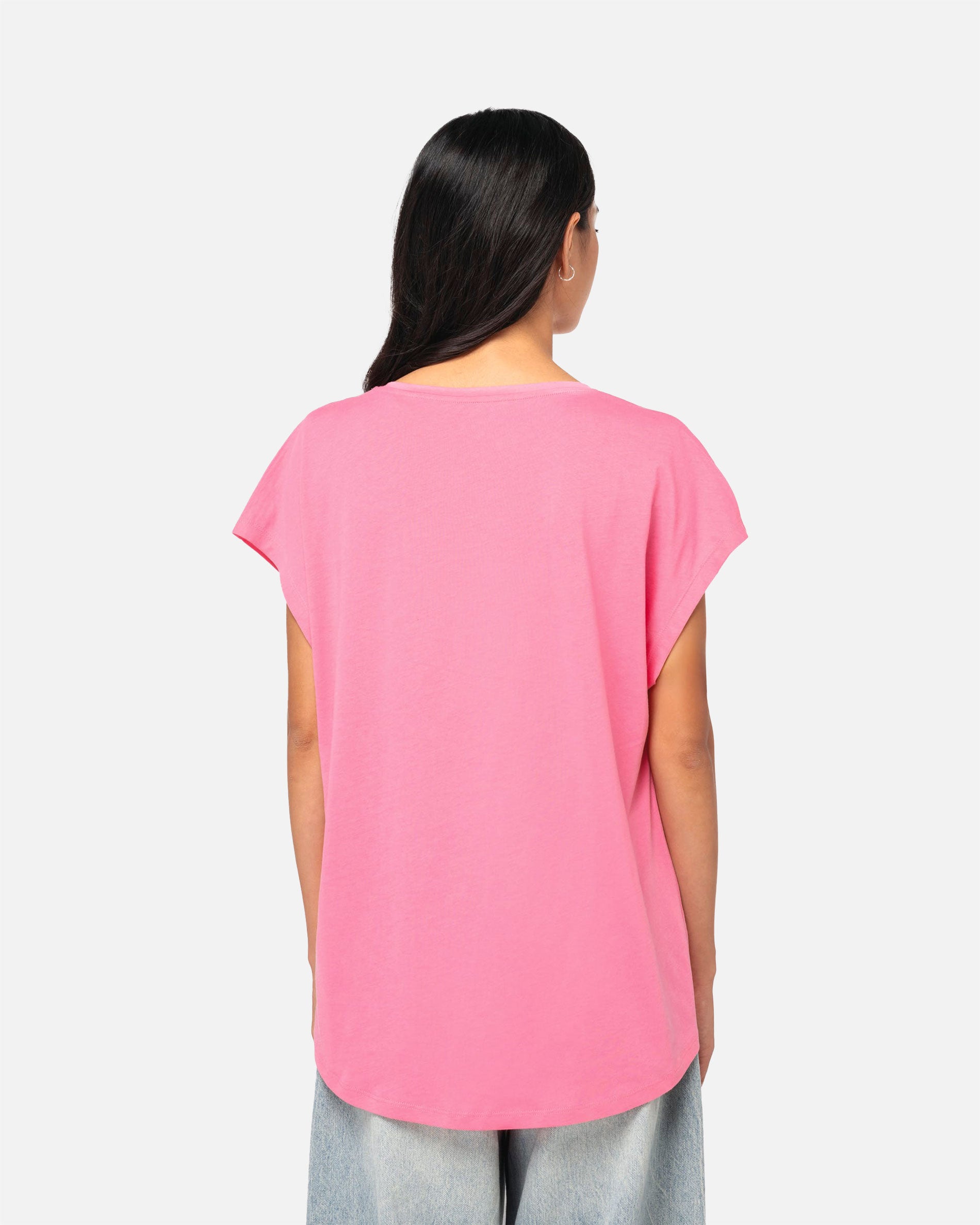 Lockeres Damen T-Shirt mit V-Ausschnitt von VIVID