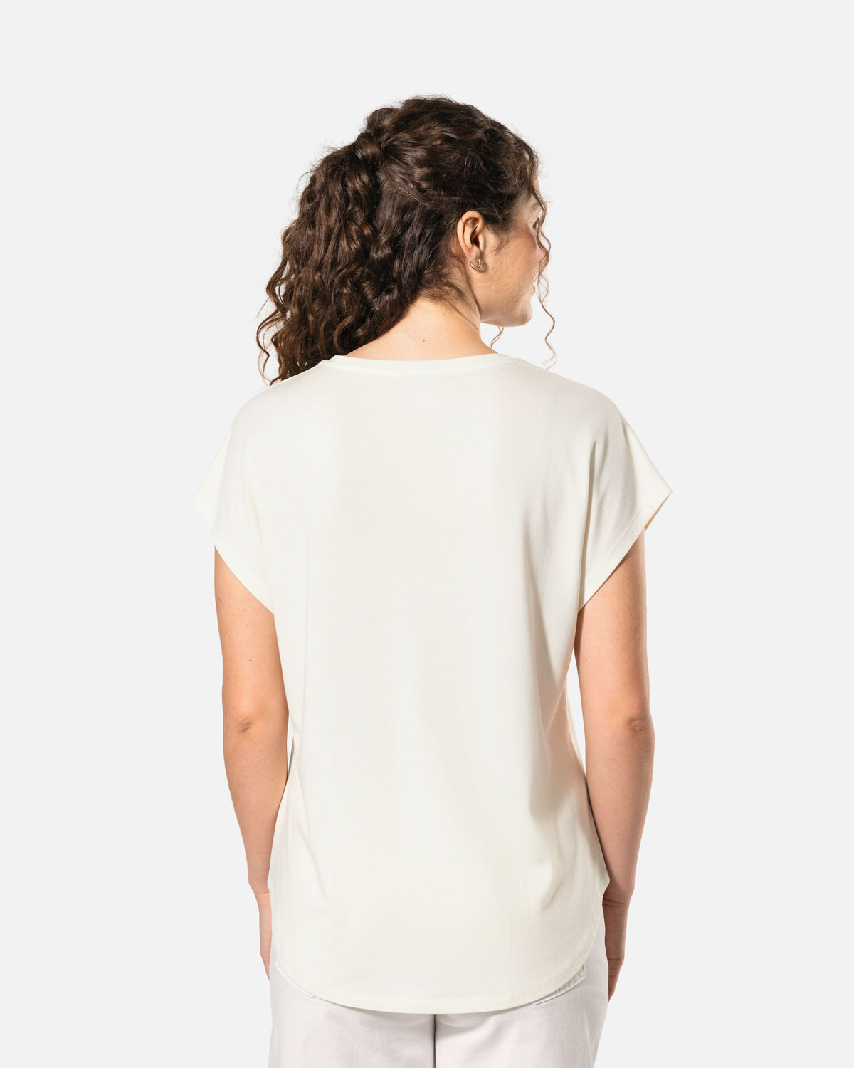 Lockeres Damen T-Shirt mit V-Ausschnitt von VIVID