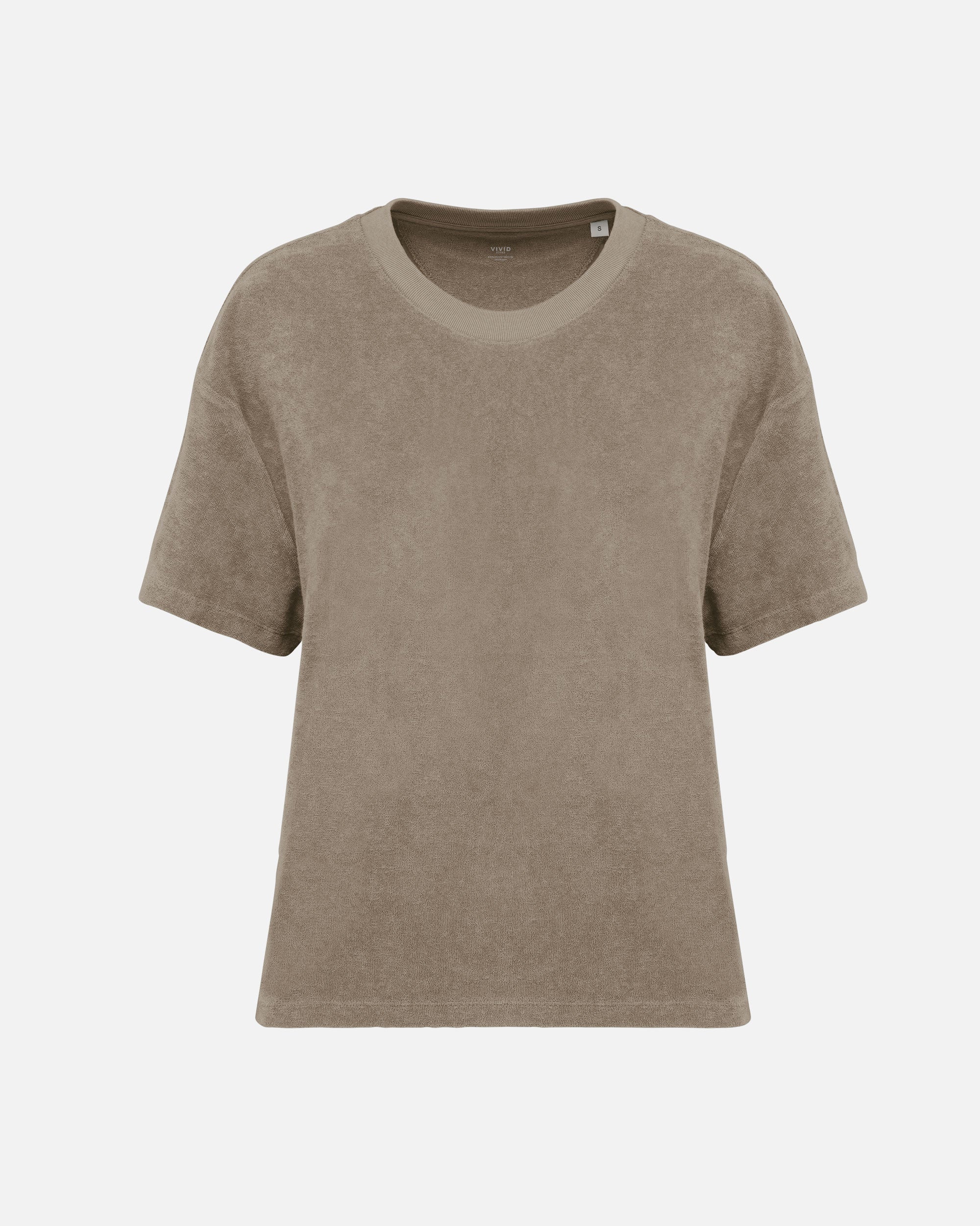 Übergroßes Damen Frottee T-Shirt