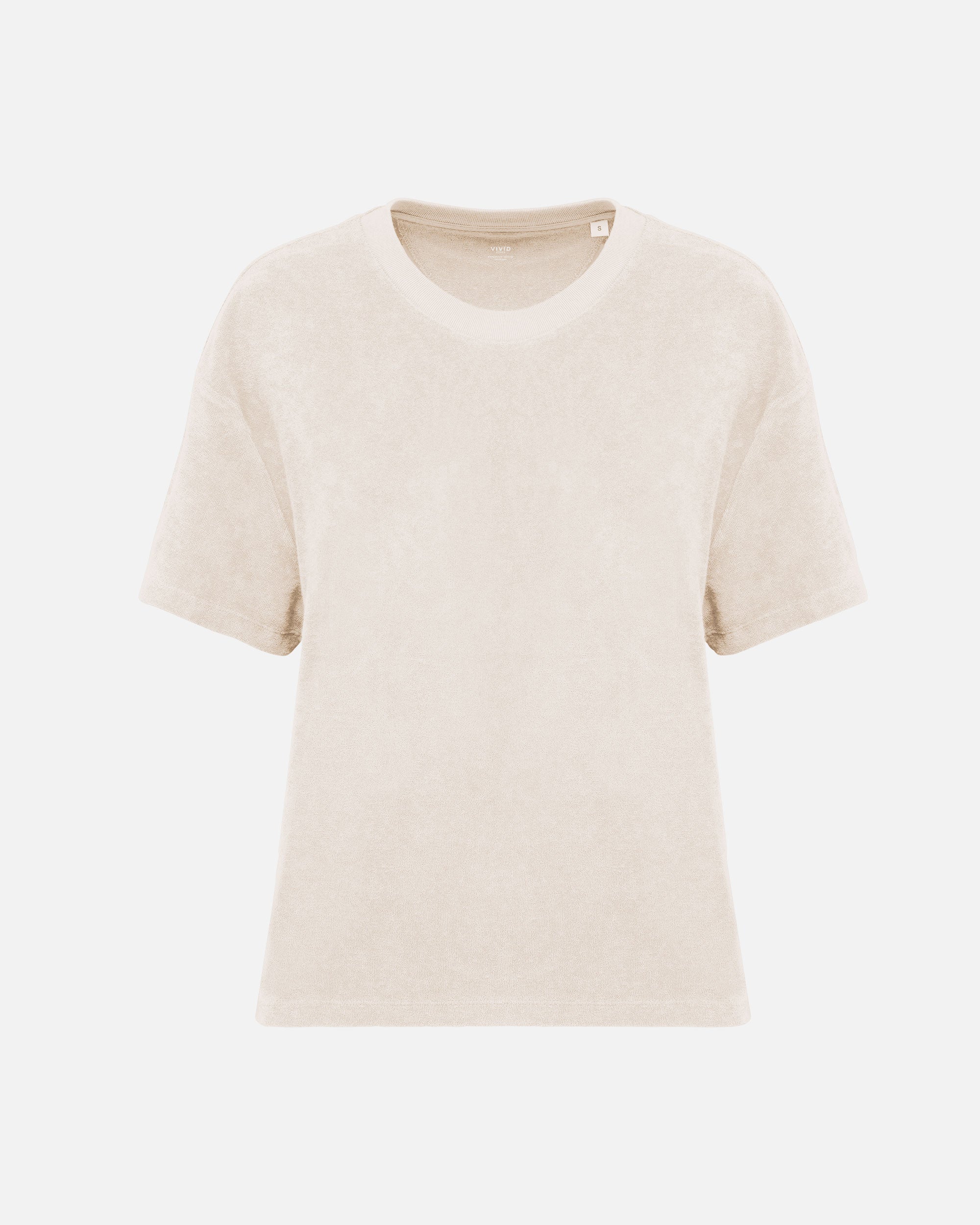Übergroßes Damen Frottee T-Shirt