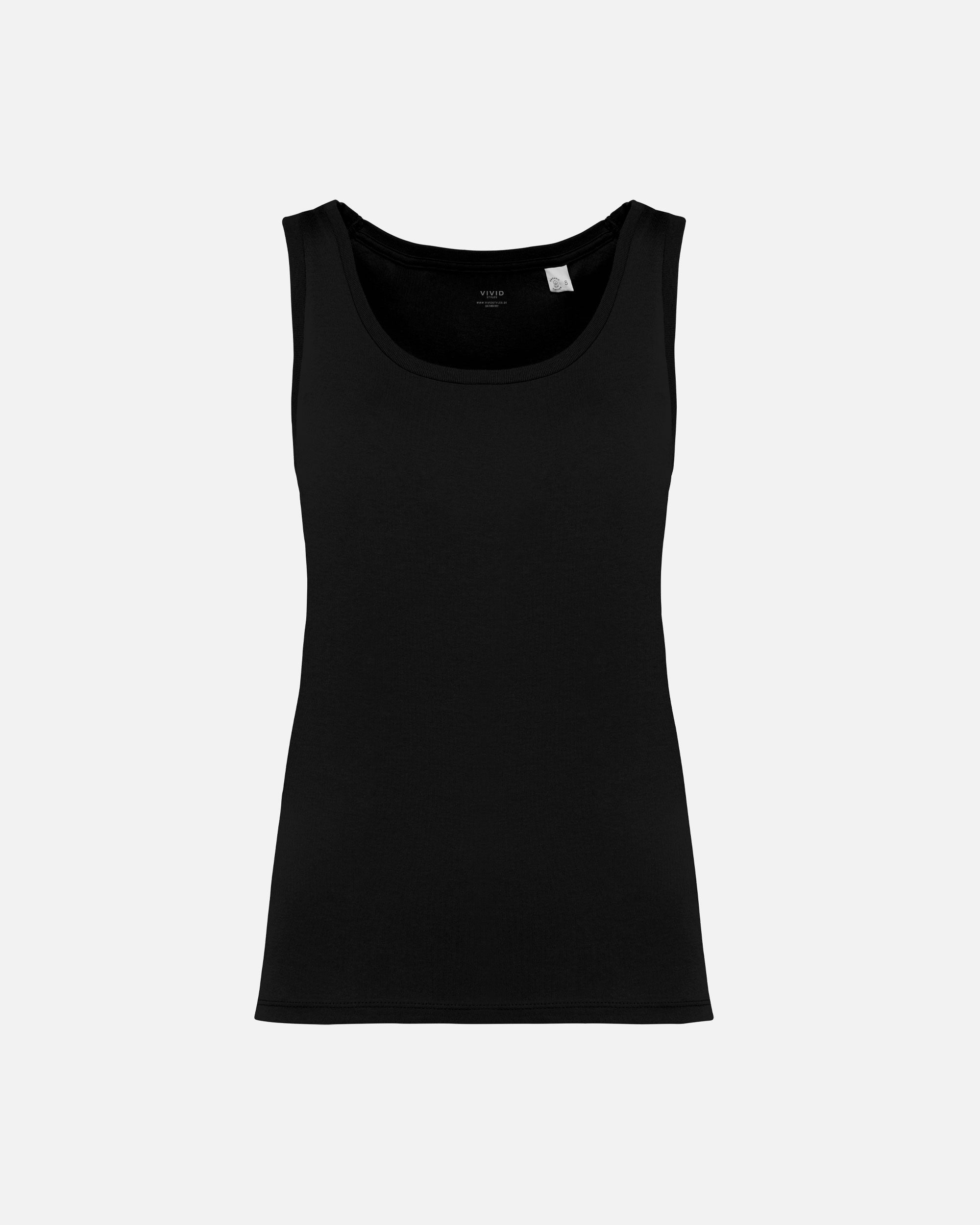 Klassisches Damen Top Black von VIVID