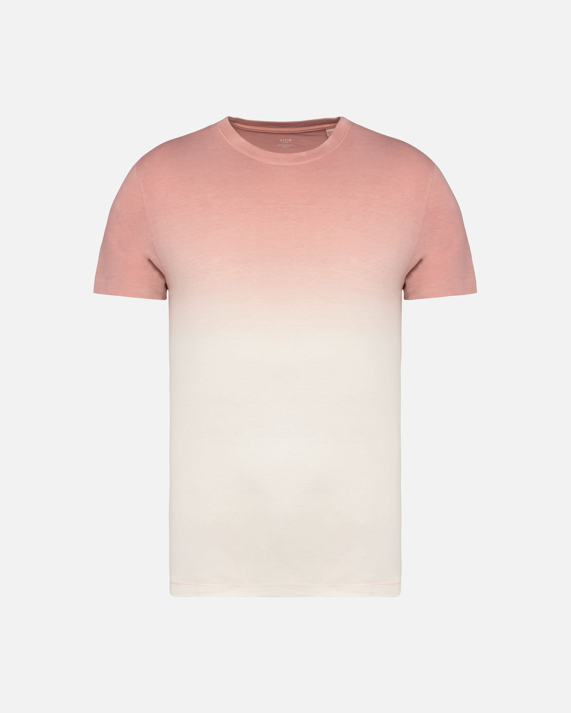 Unisex Dip Dye T-Shirt Dip Dye Petal Rose von VIVID