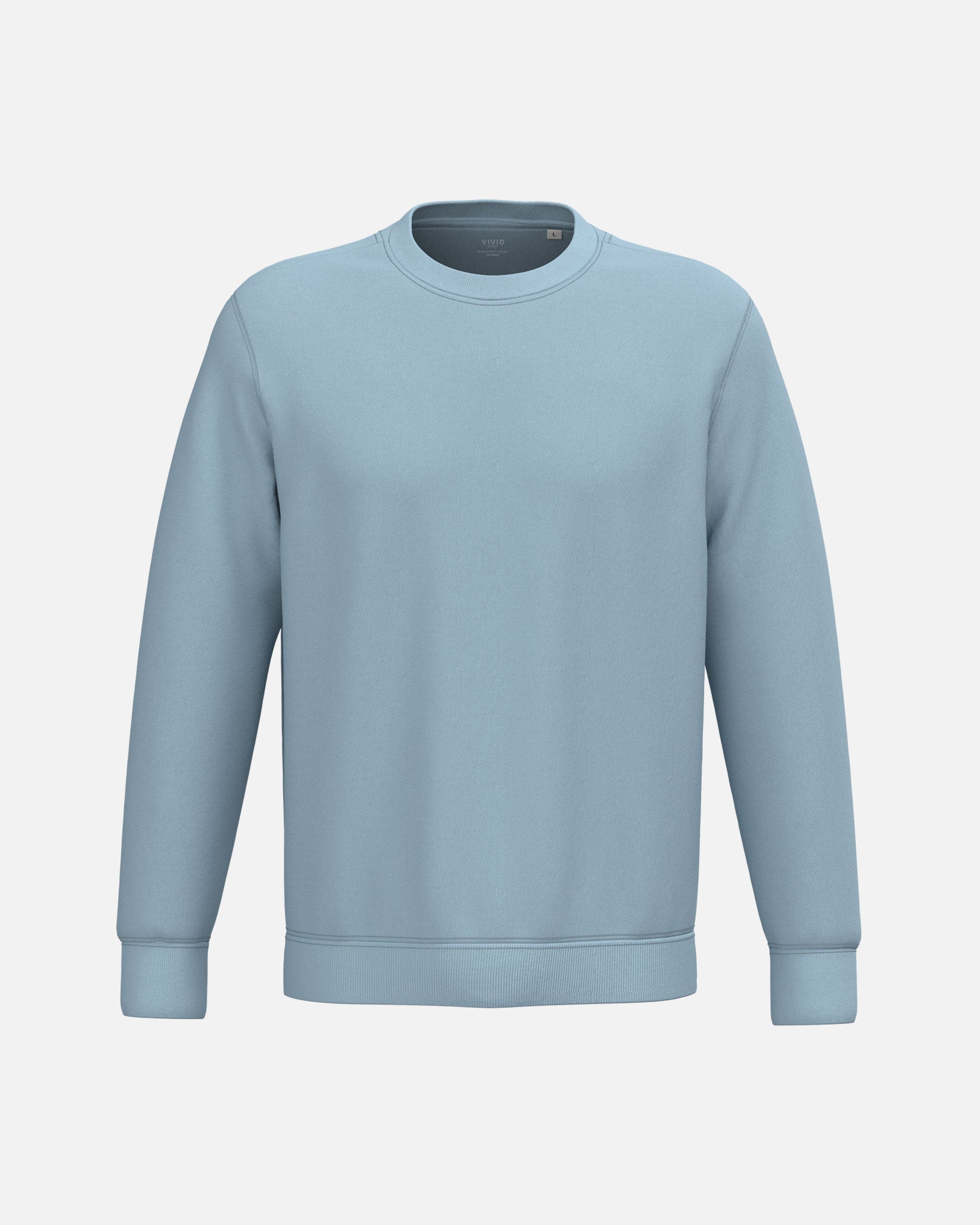 Schweres Unisex Sweatshirt Aquamarine von VIVID