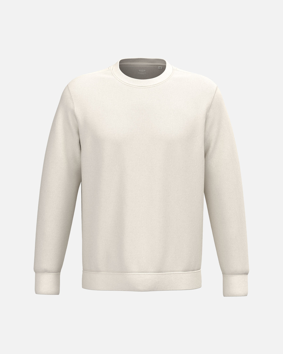 Schweres Unisex Sweatshirt Ivory von VIVID