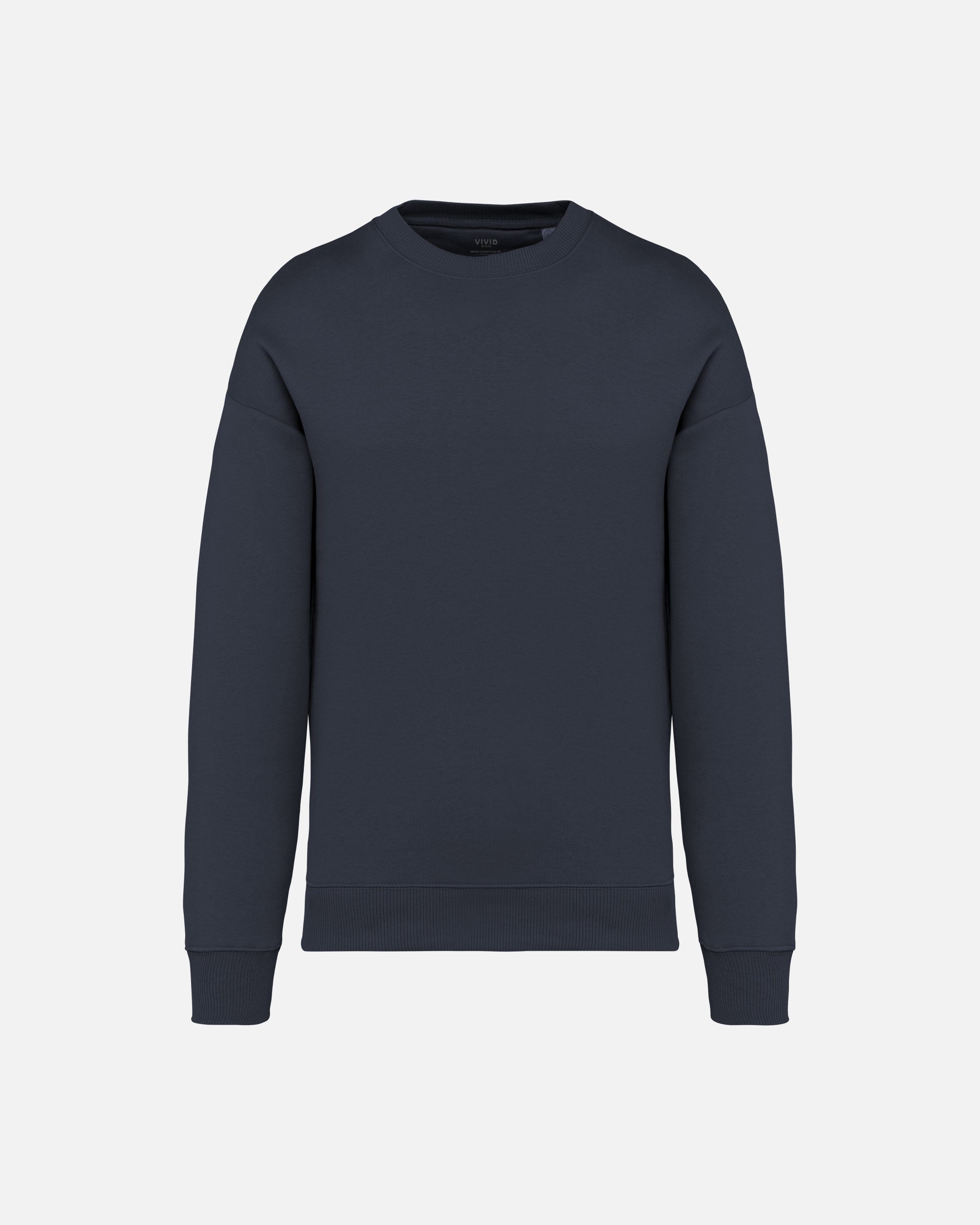 Übergroßes Unisex Sweatshirt Navy Blue von VIVID