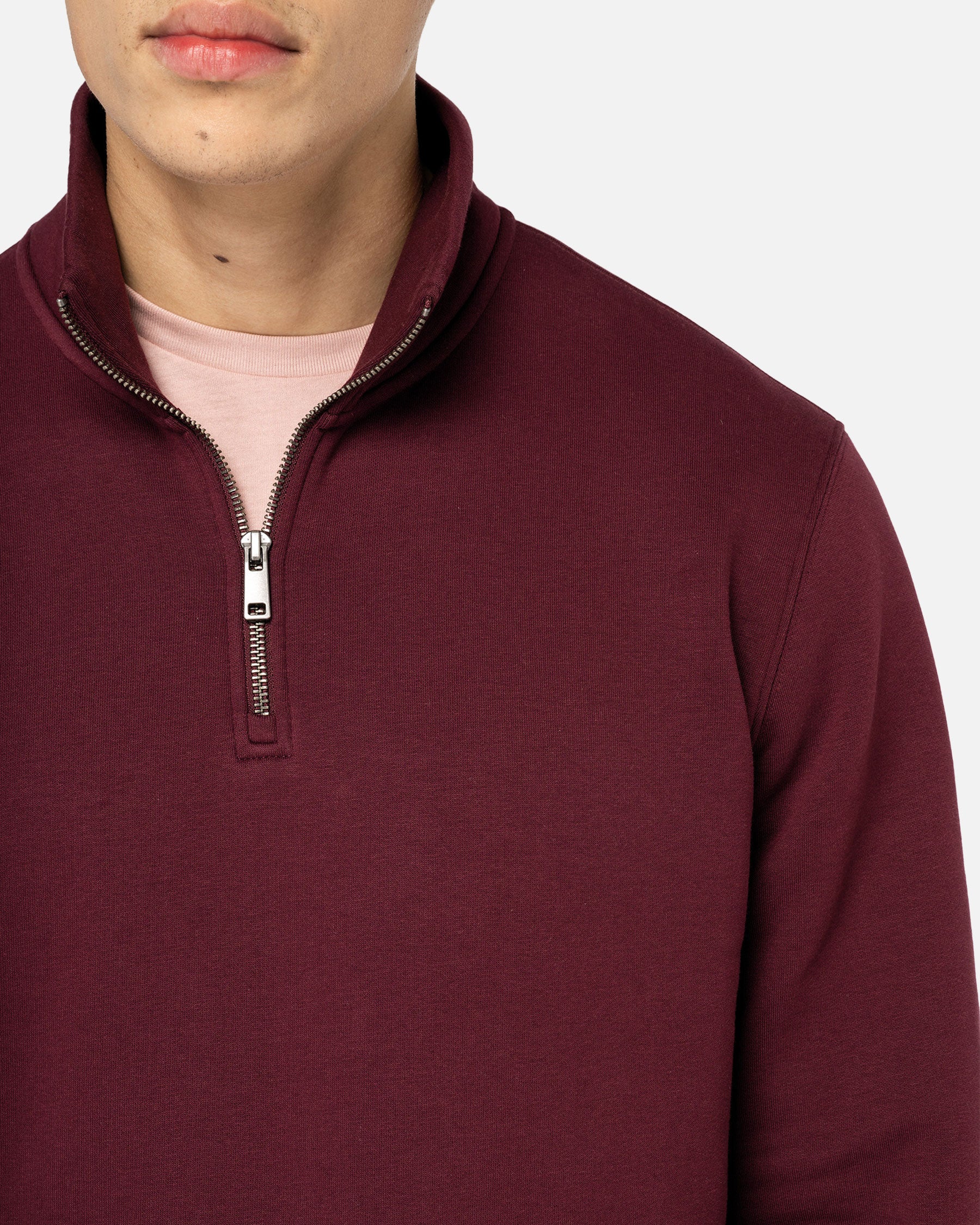 Schweres Herren 1/4 Zip Sweatshirt von VIVID