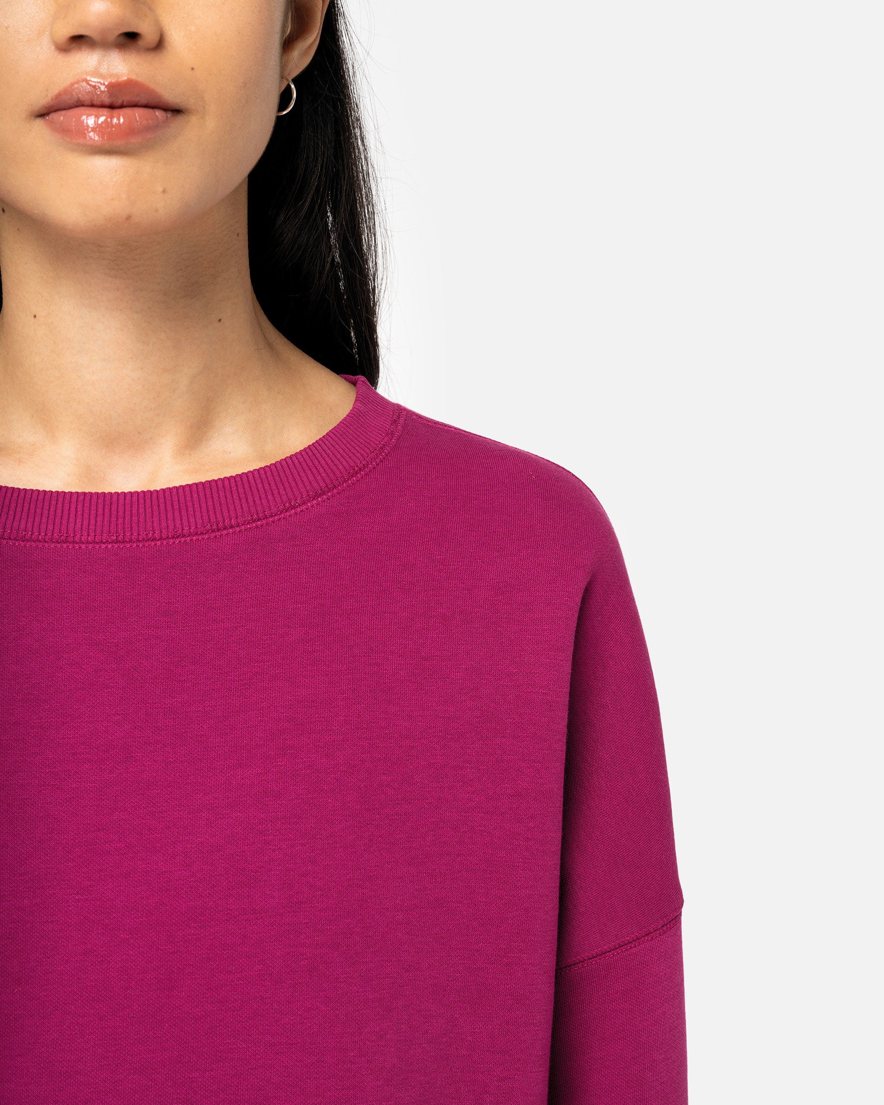 Verkürztes Übergroßes Damen Sweatshirt von VIVID