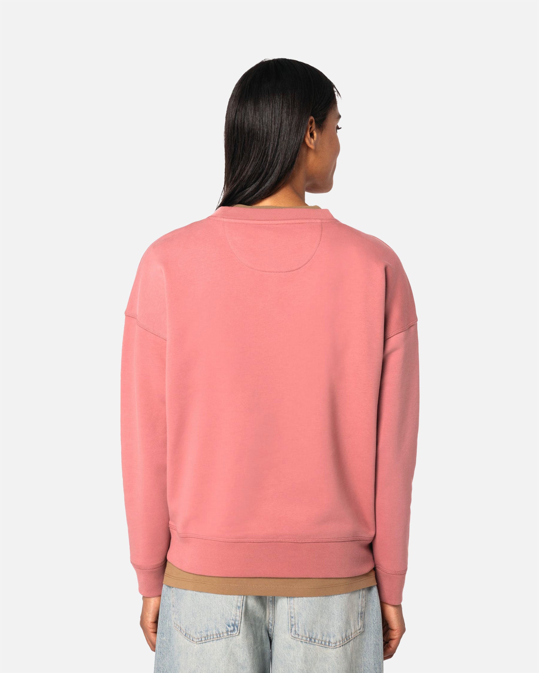 Damen Sweatshirt mit überschnittenen Schultern