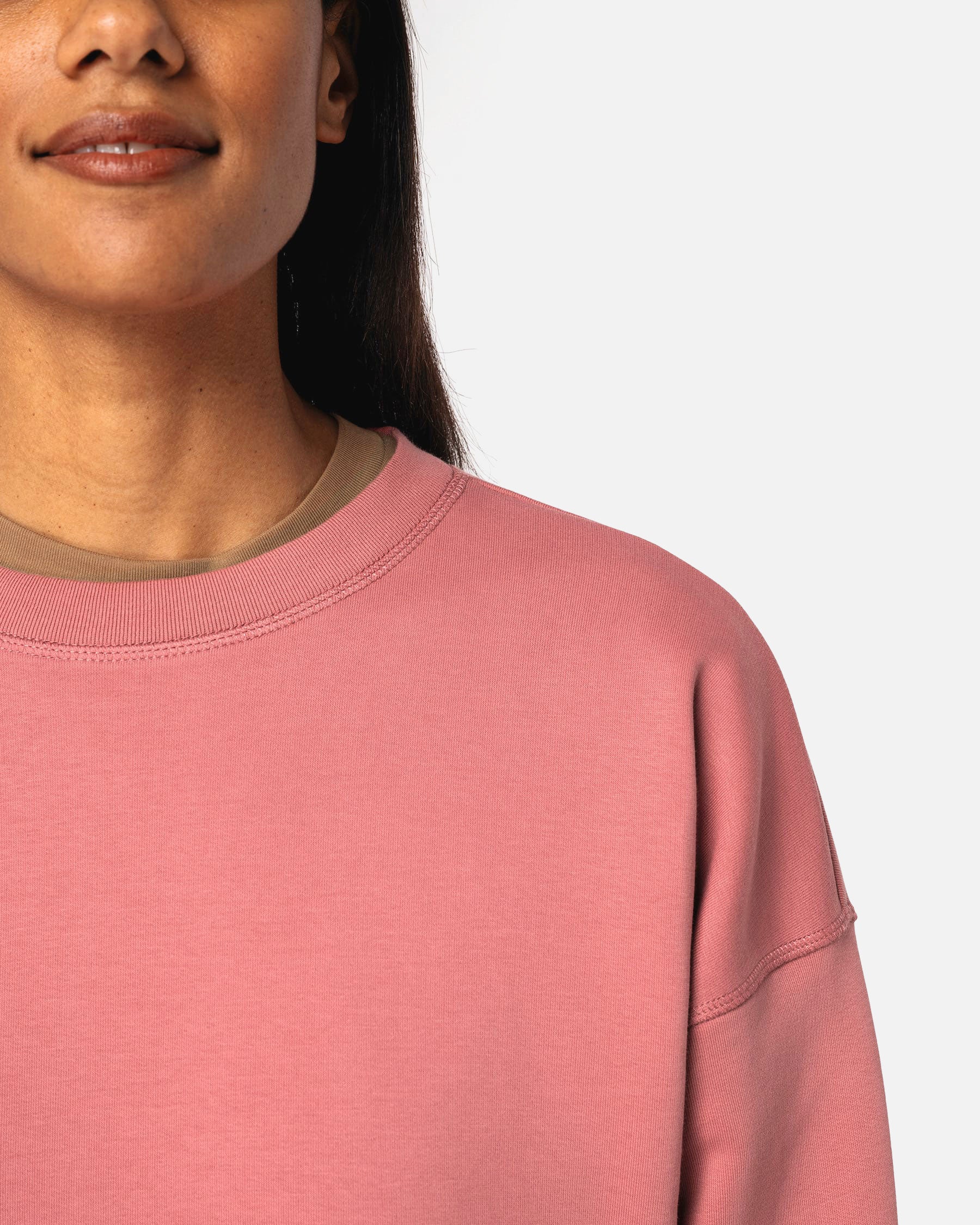 Damen Sweatshirt mit überschnittenen Schultern