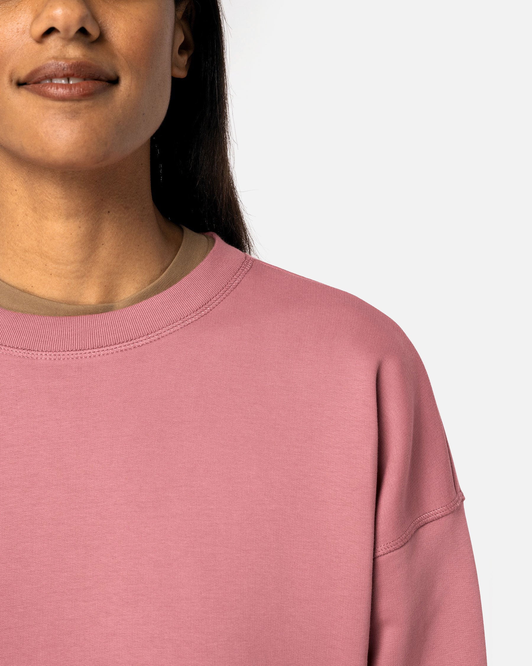 Damen Sweatshirt mit überschnittenen Schultern von VIVID