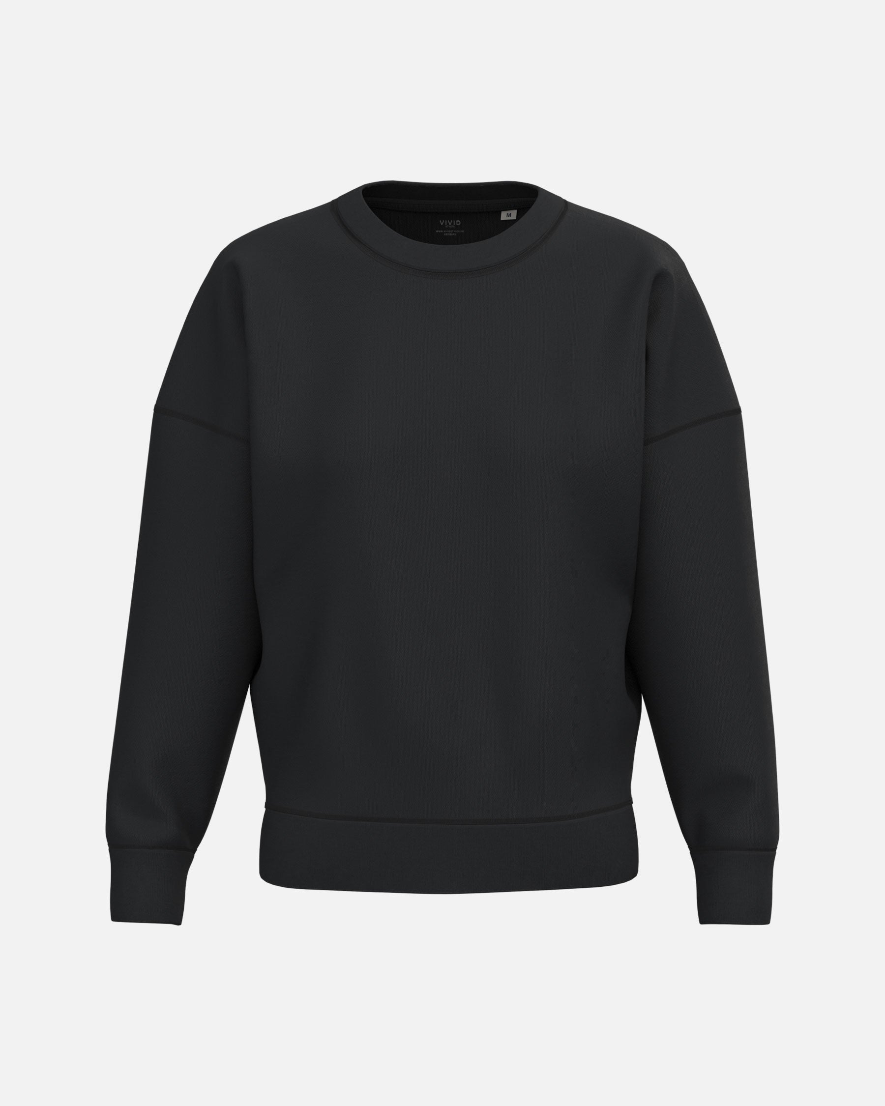 Damen Sweatshirt mit überschnittenen Schultern