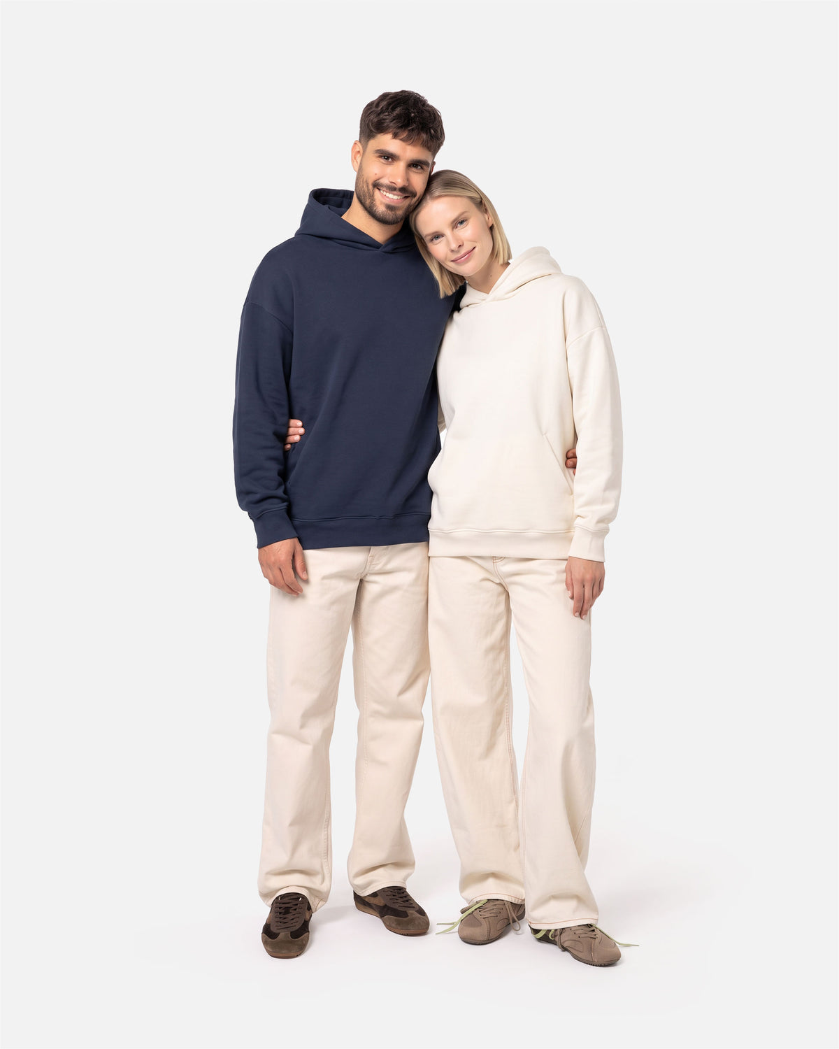 Schweres Übergroßes Unisex Kapuzensweatshirt von VIVID