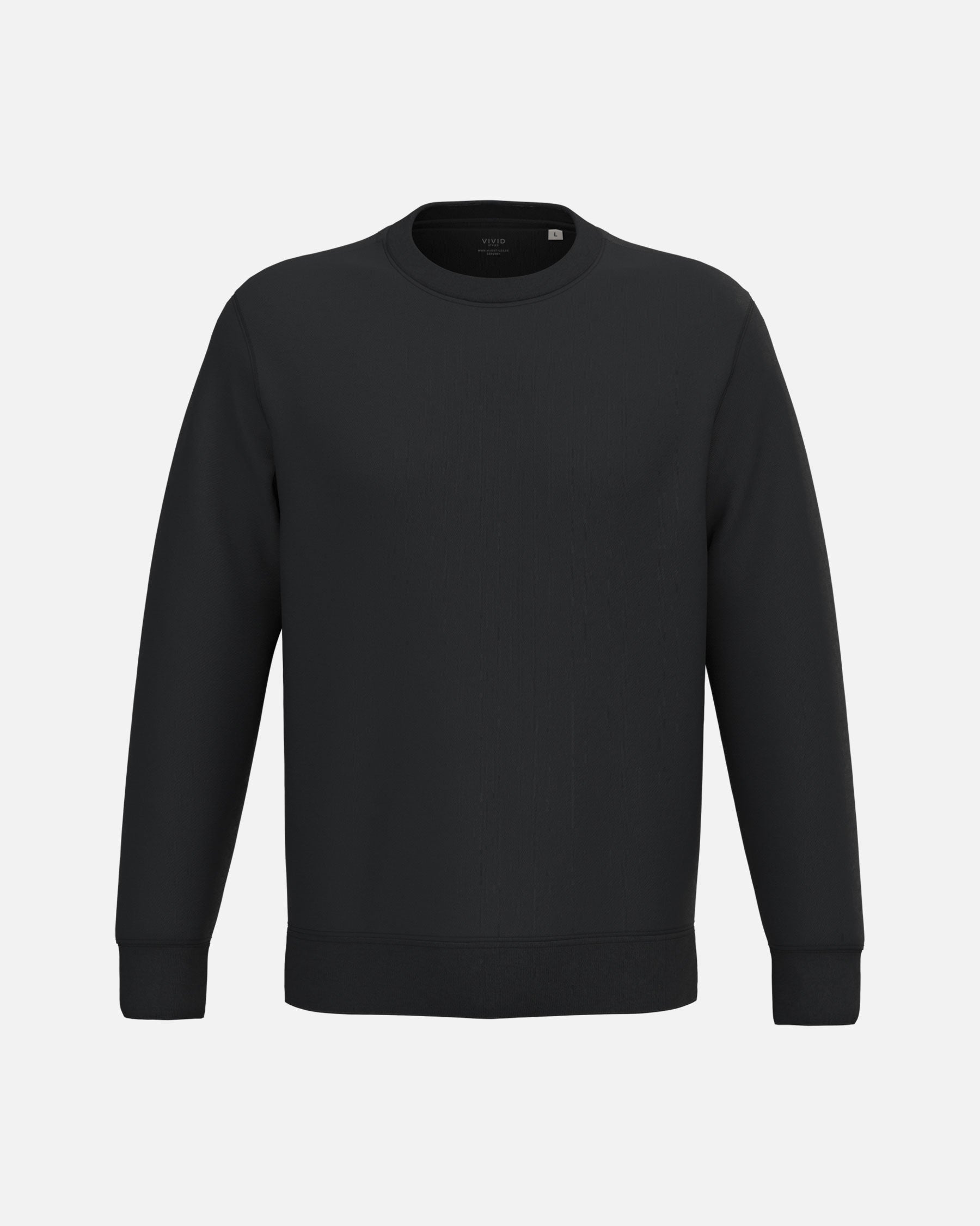 Klassisches Unisex Sweatshirt 2.0 Black von VIVID
