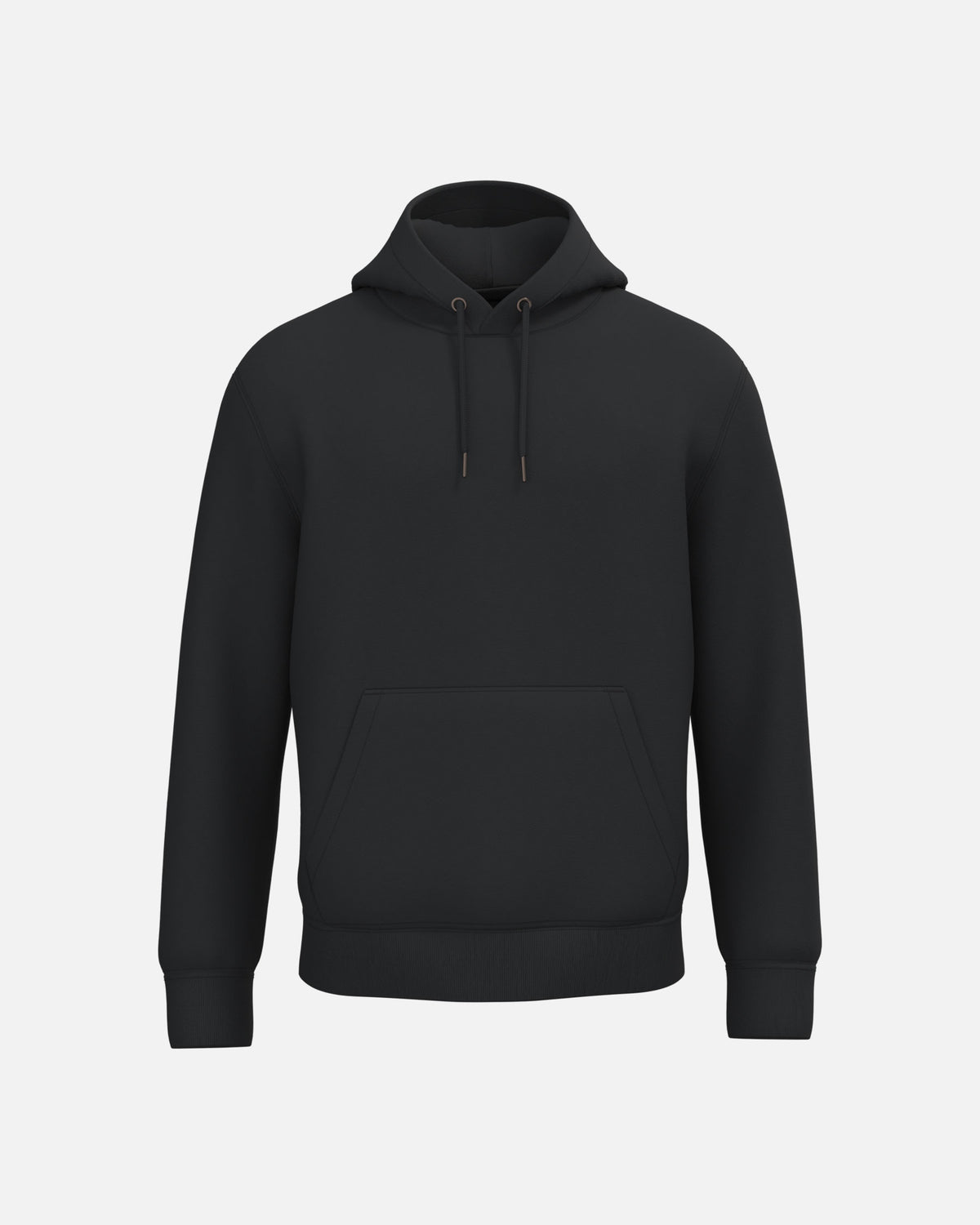 Klassisches Unisex Kapuzensweatshirt Black von VIVID