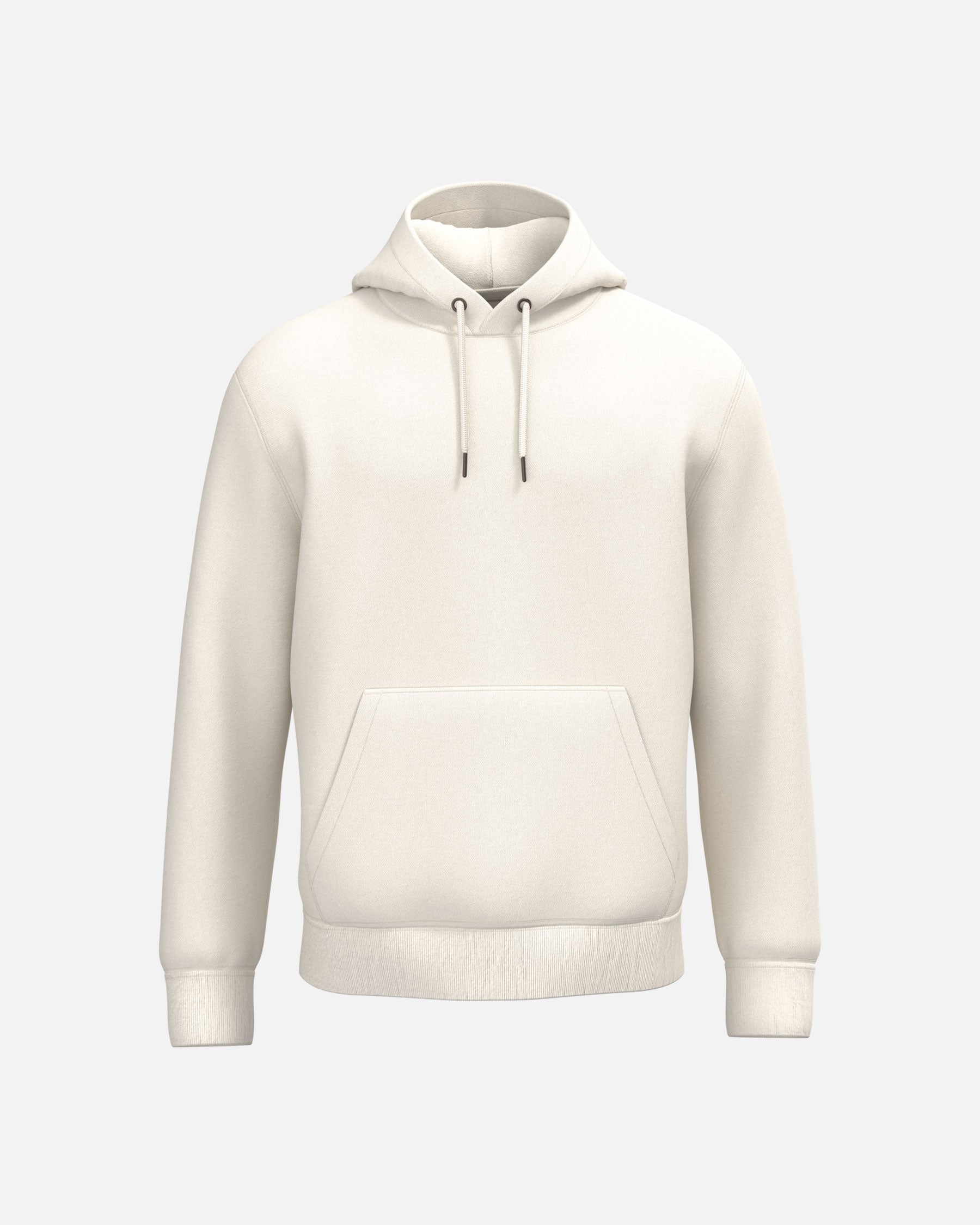 Klassisches Unisex Kapuzensweatshirt Ivory von VIVID