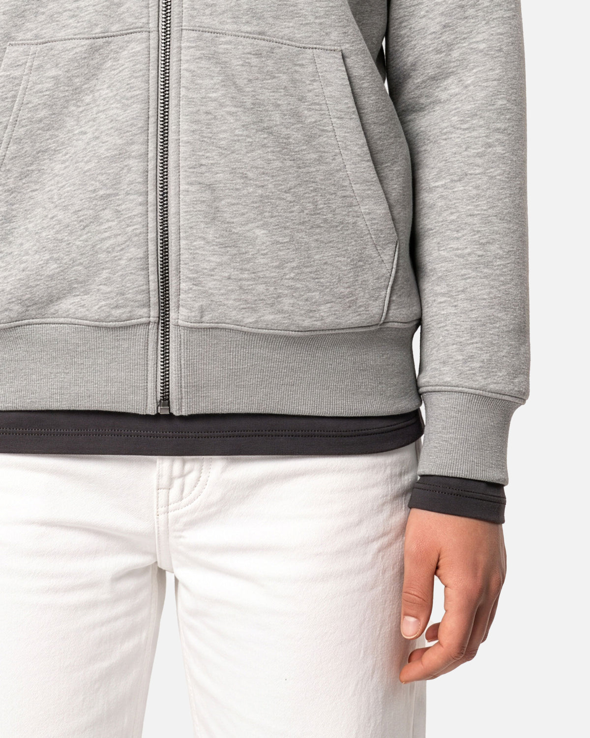 Schweres Unisex Zip Sweatshirt mit Sherpafutter von VIVID