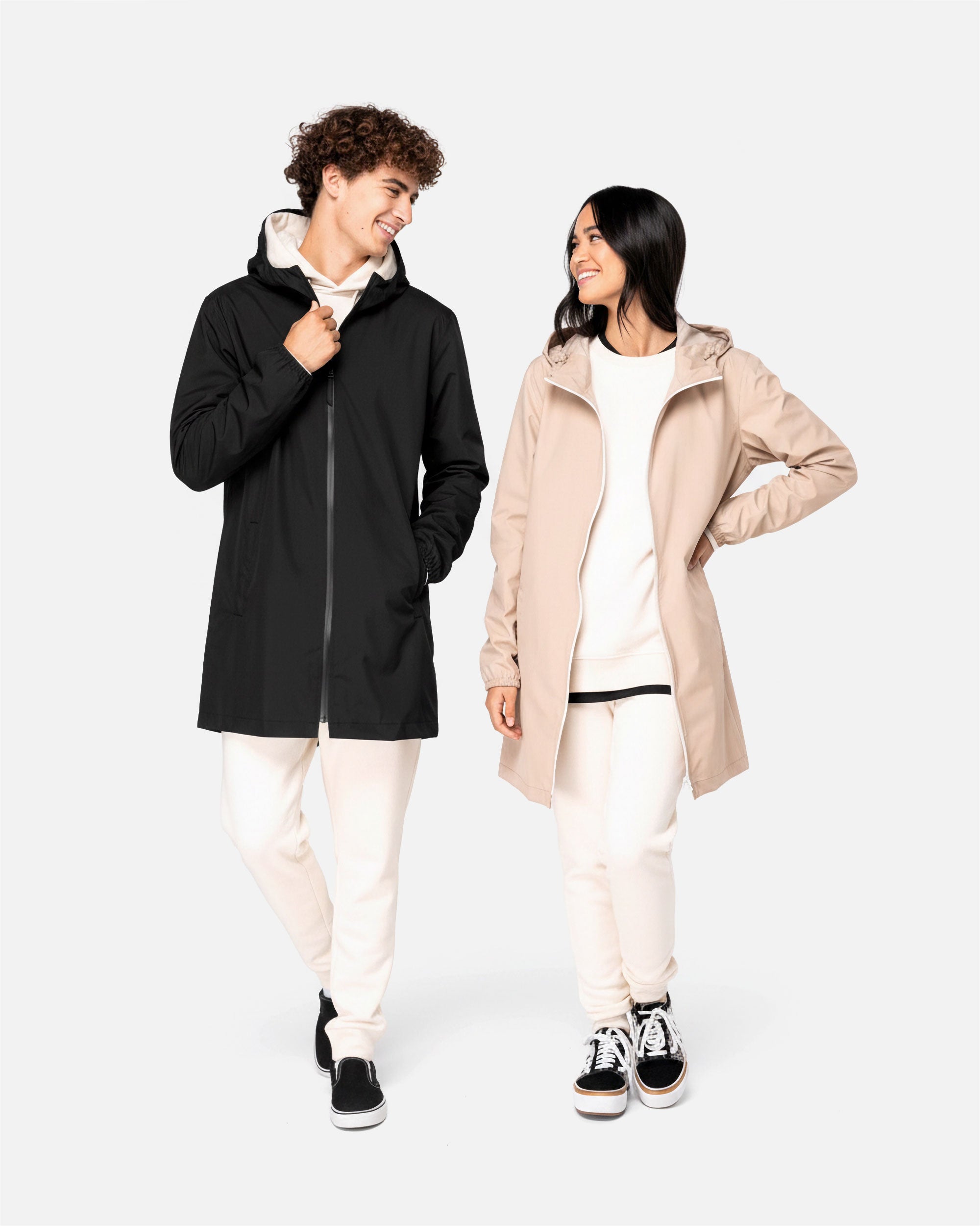 Wasserdichte Unisex Jacke mit Kapuze von VIVID