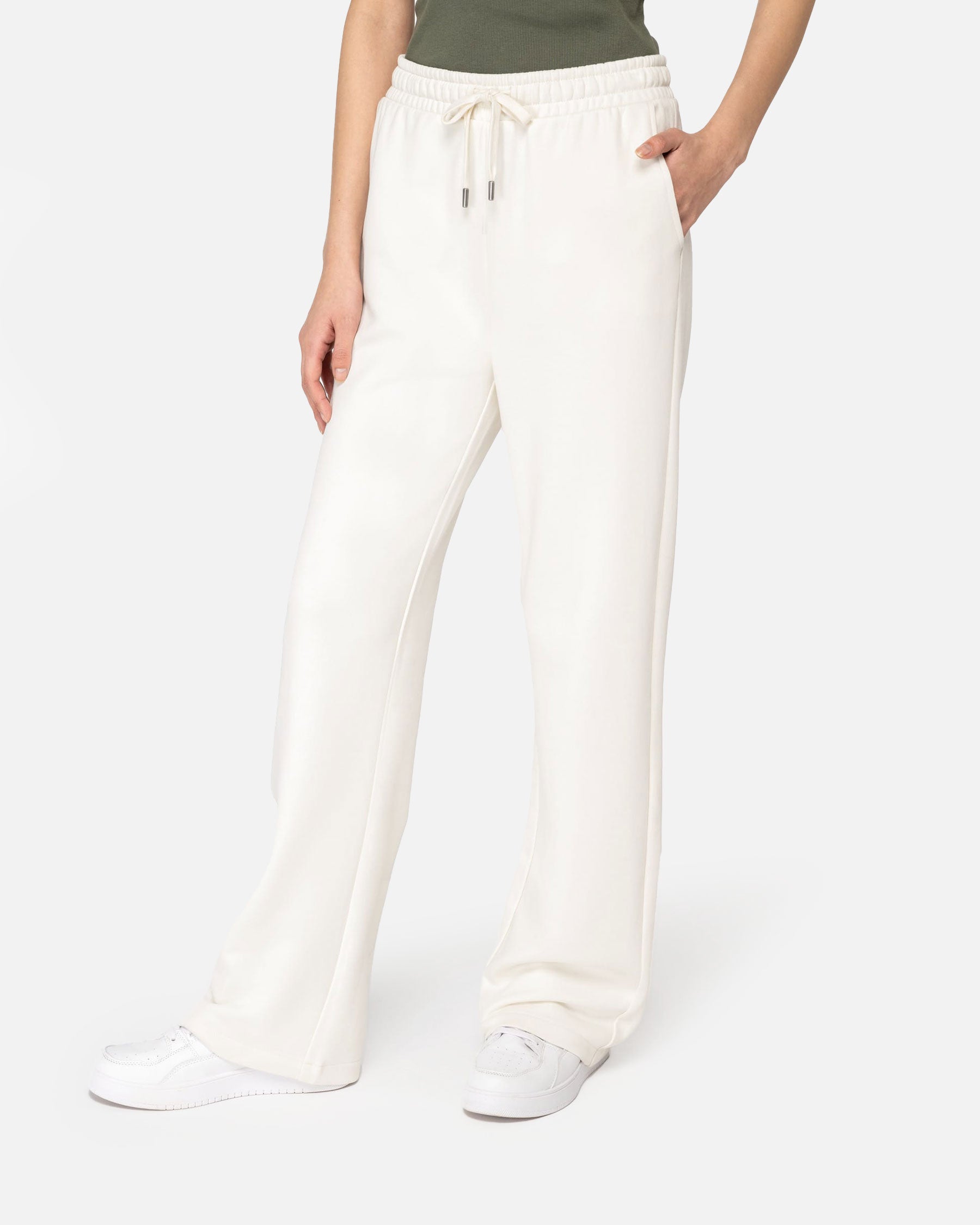 Damen French Terry Sweathose Ivory von VIVID