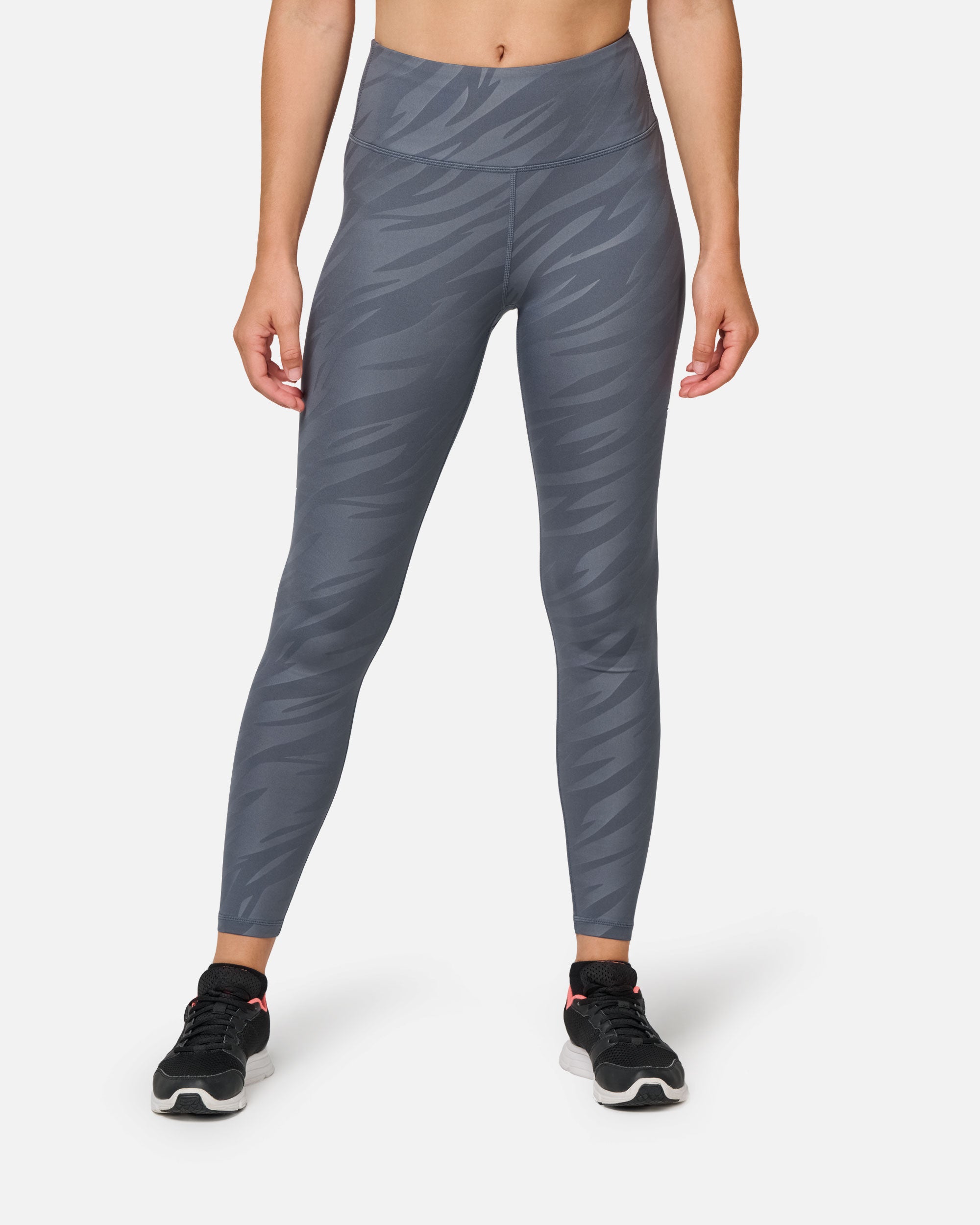 Damen Leggings mit Zebra Muster Wish Grey von VIVID