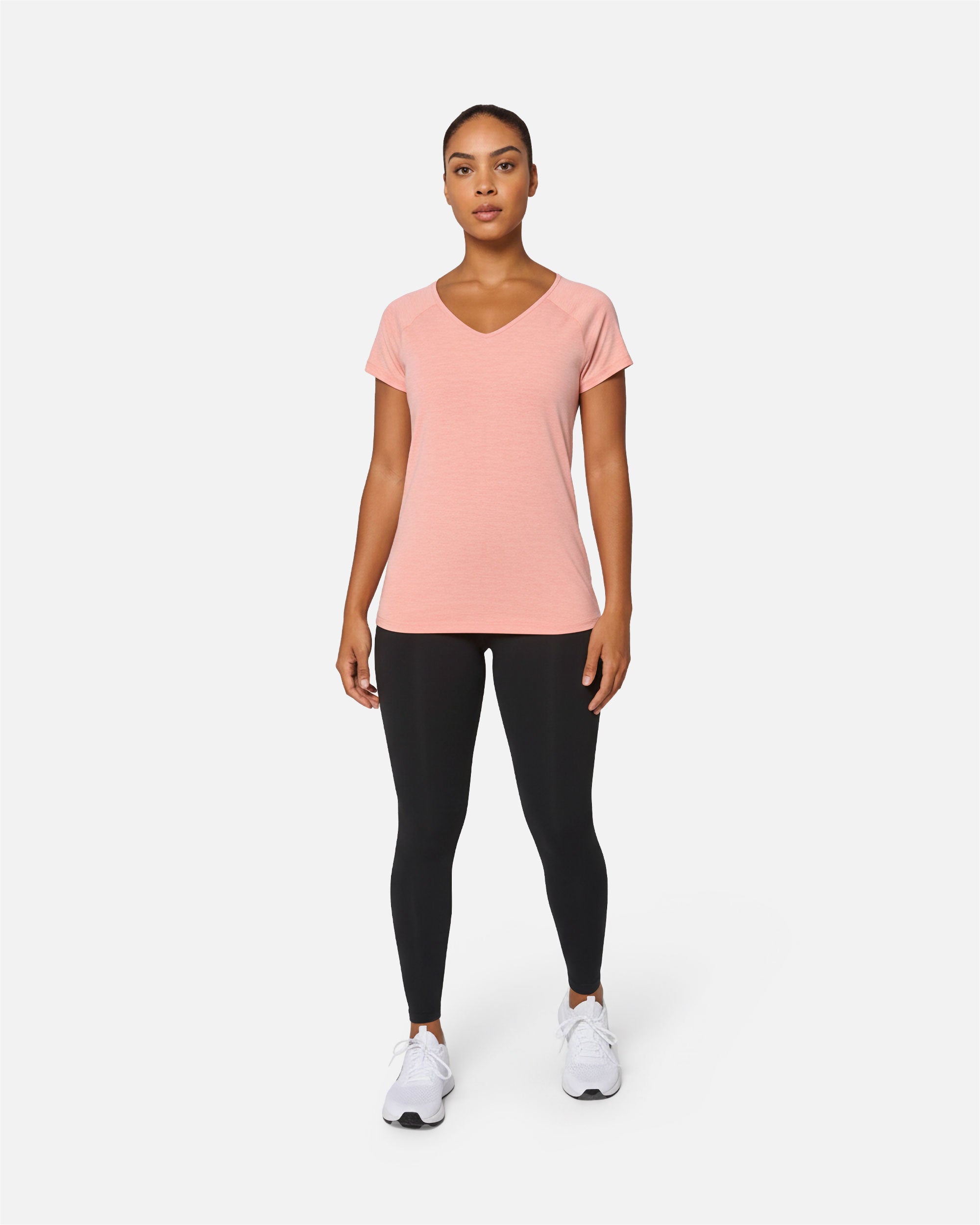Damen Sport T-Shirt mit V-Neck Auschnitt von VIVID