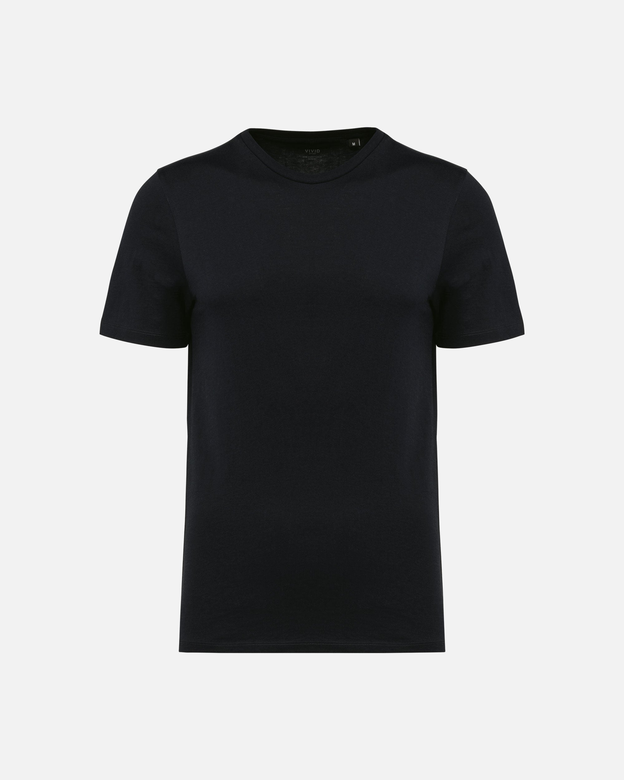 Herren Supima T-Shirt Black von VIVID