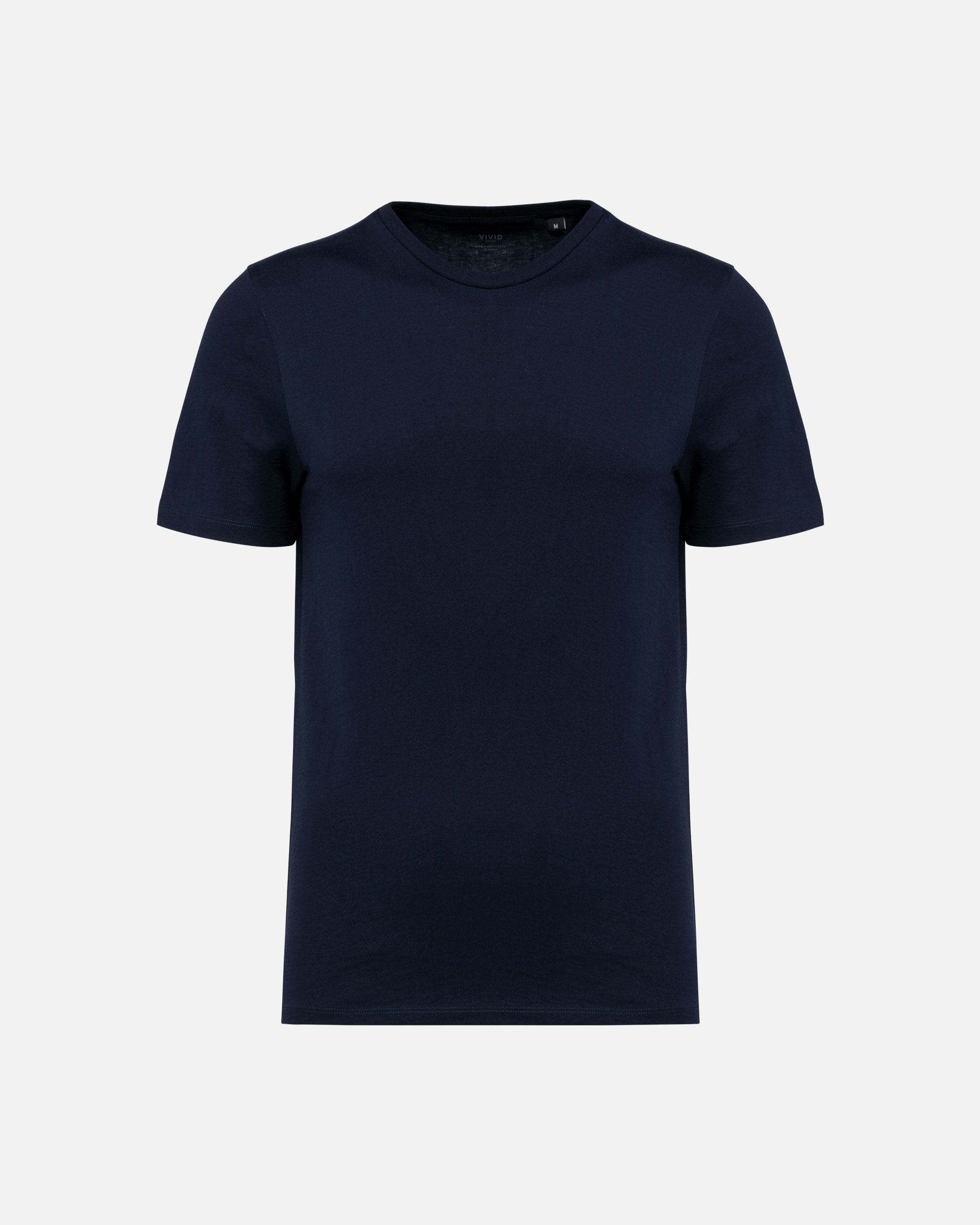 Herren Supima T-Shirt Navy Blue von VIVID
