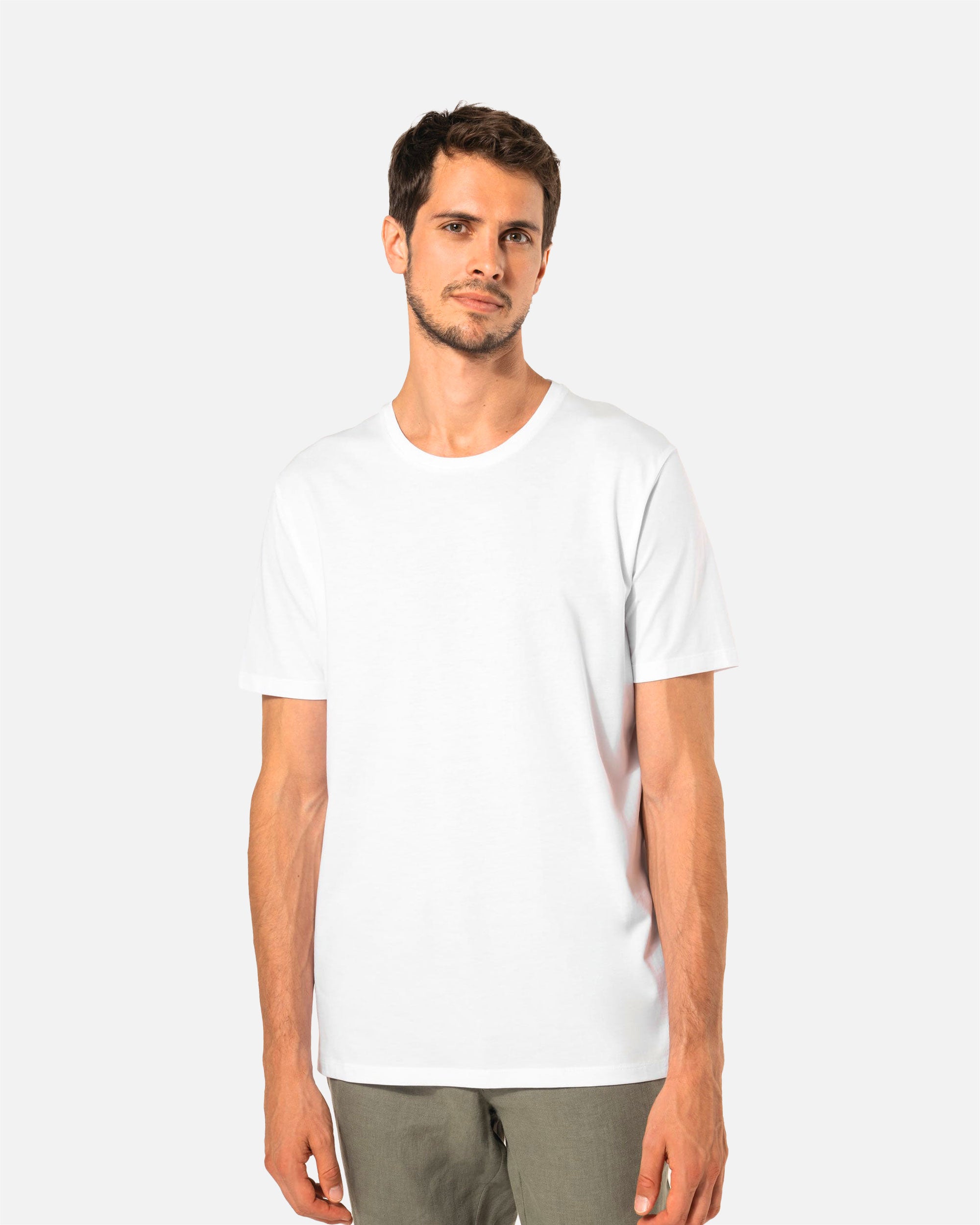 Herren Supima T-Shirt White von VIVID