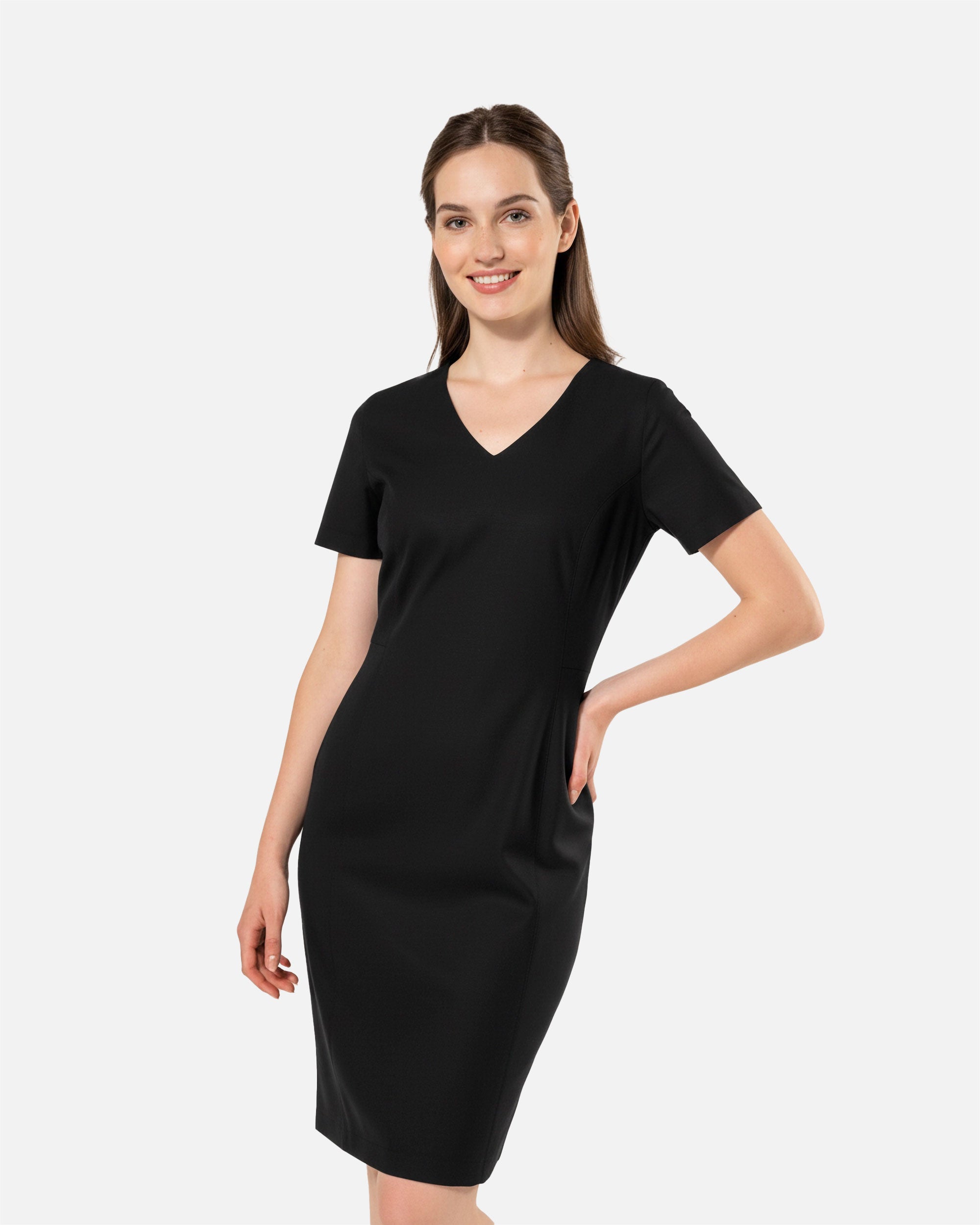 Elegantes Damen Kleid Black von VIVID
