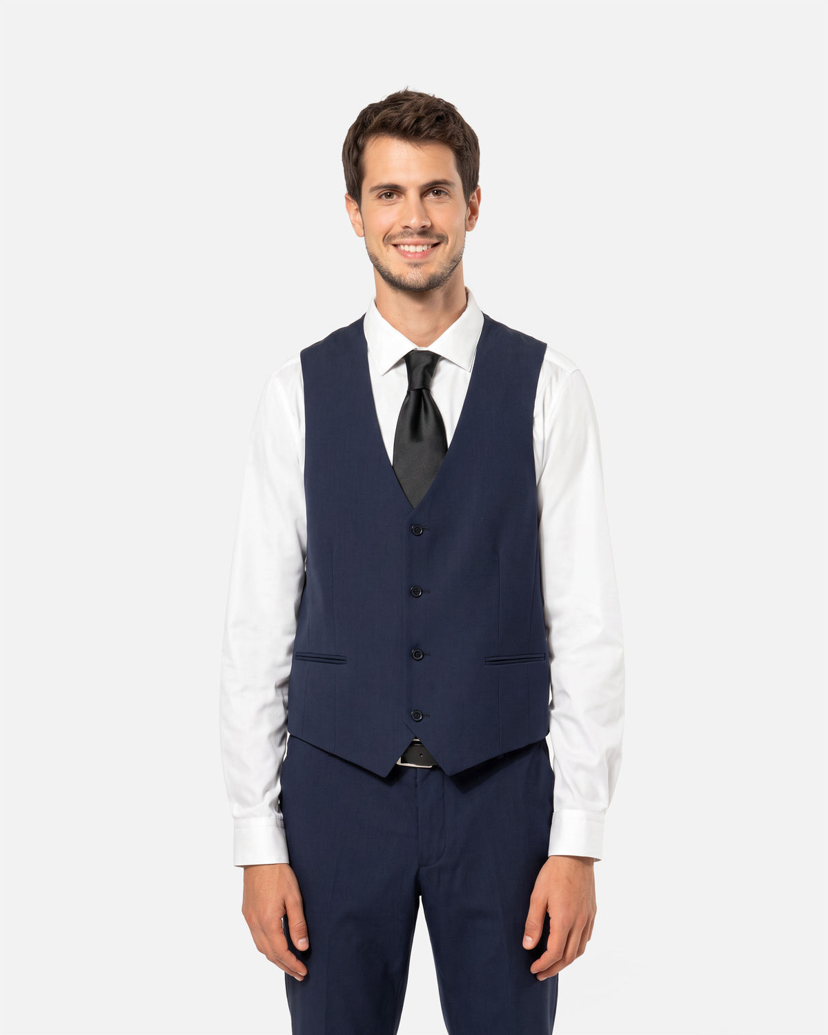 Herren Anzug Weste Navy Blue von VIVID