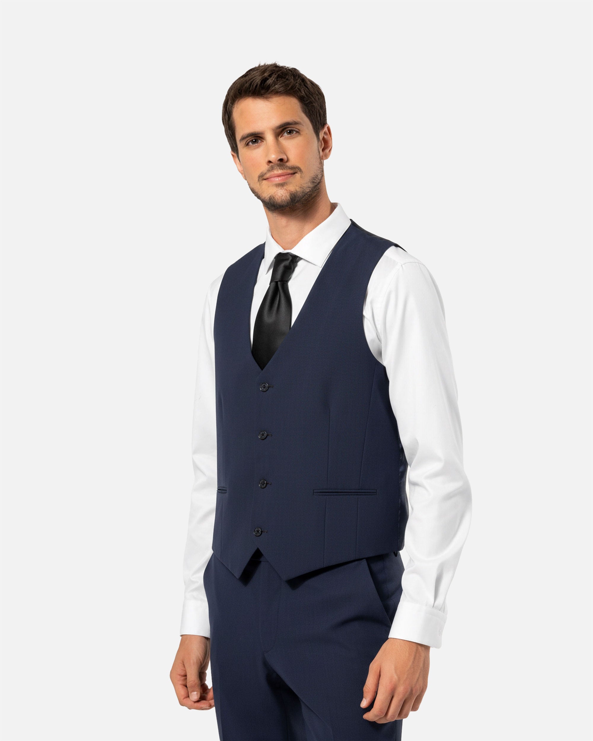 Herren Anzug Weste Navy Blue von VIVID