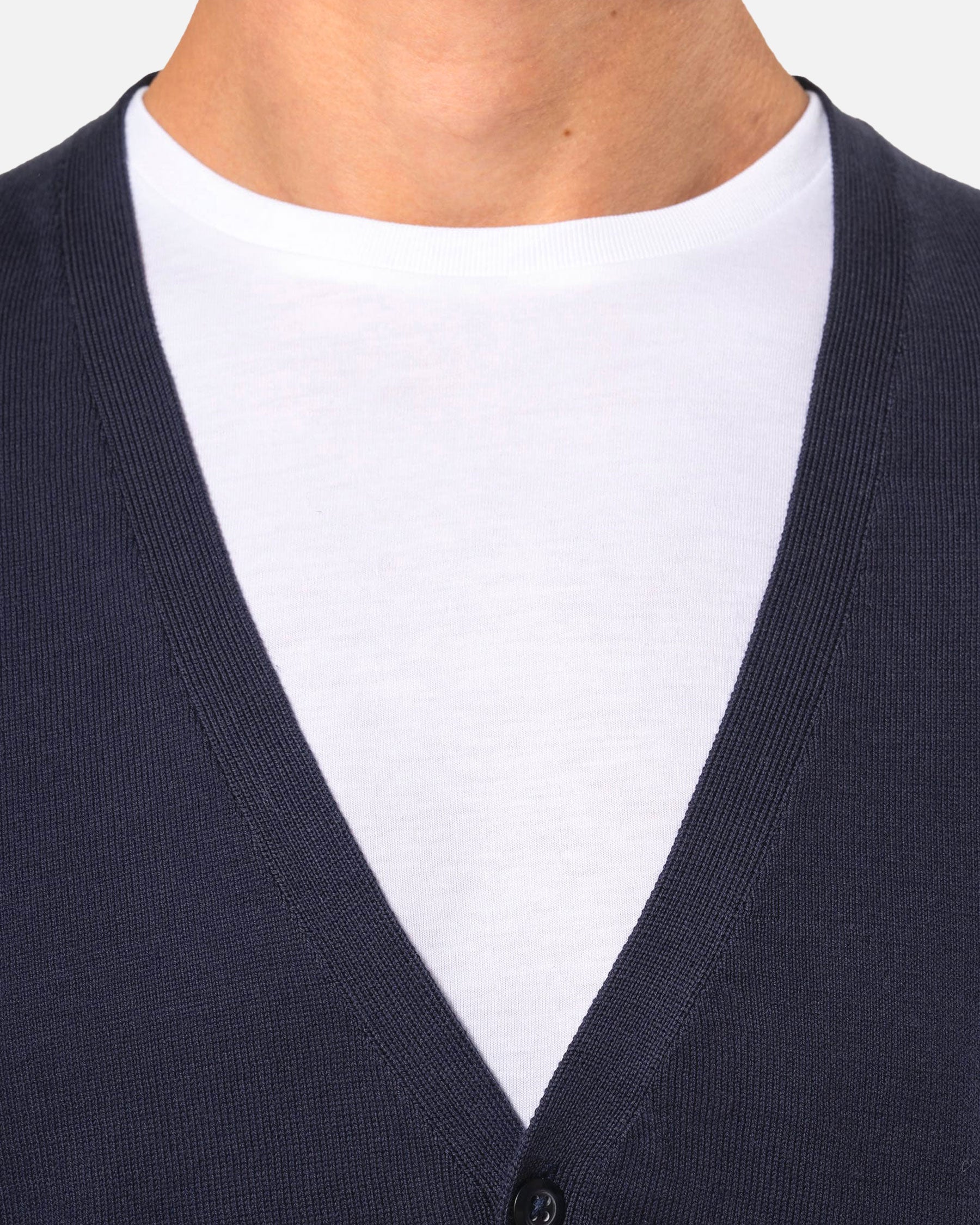 Herren Supima Strickjacke