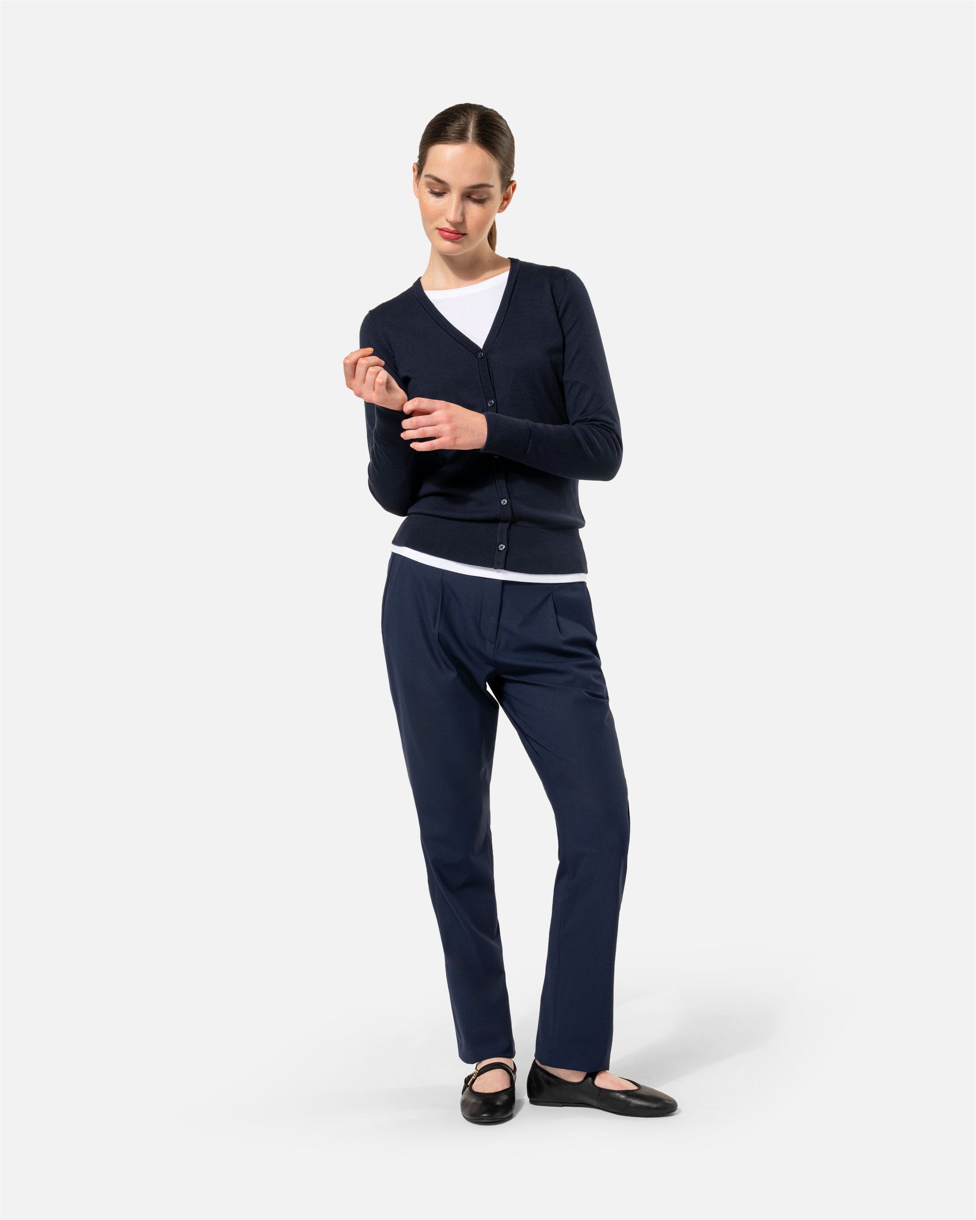 Damen Supima Strickjacke