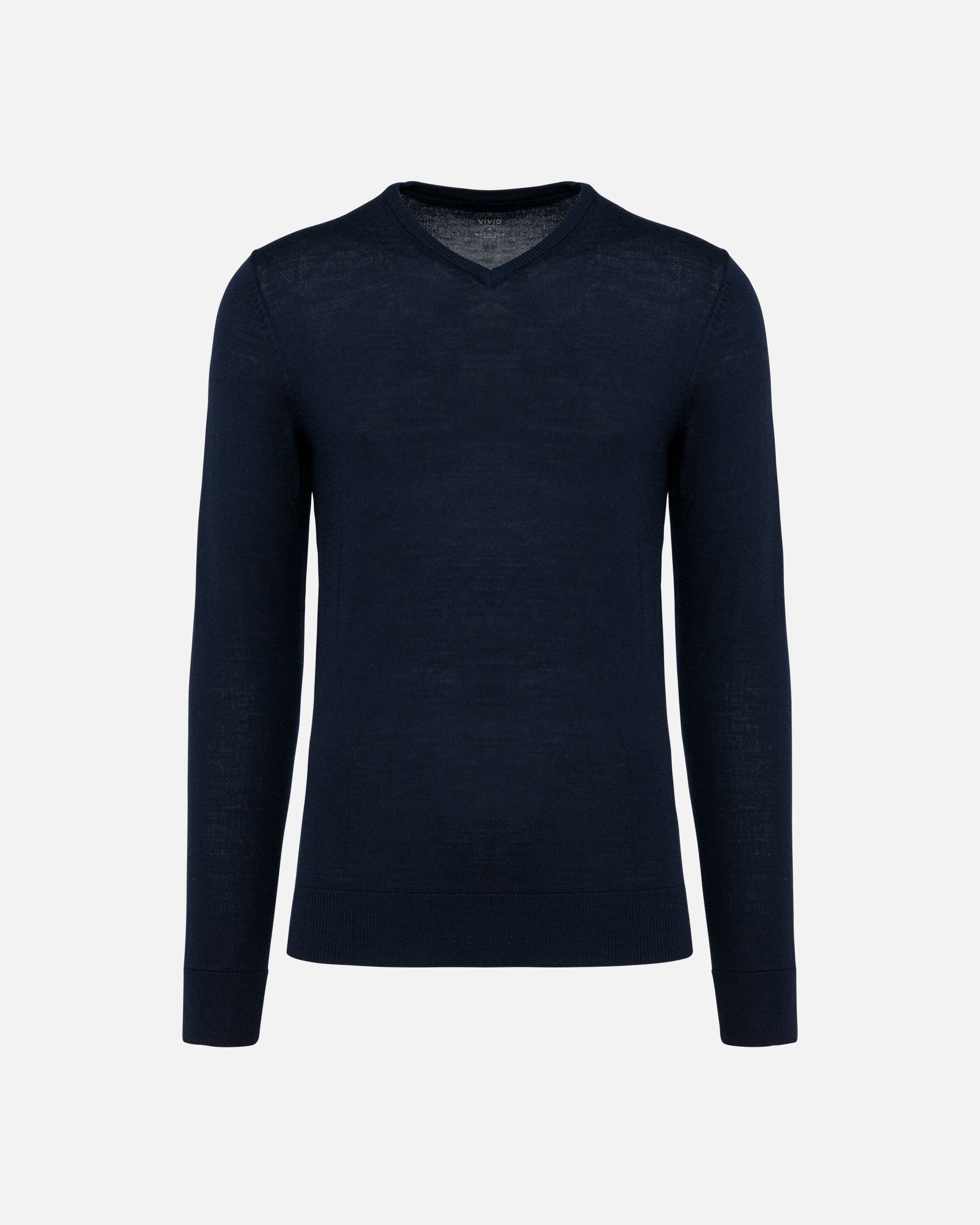 Herren Merino Pullover mit V-Ausschnitt