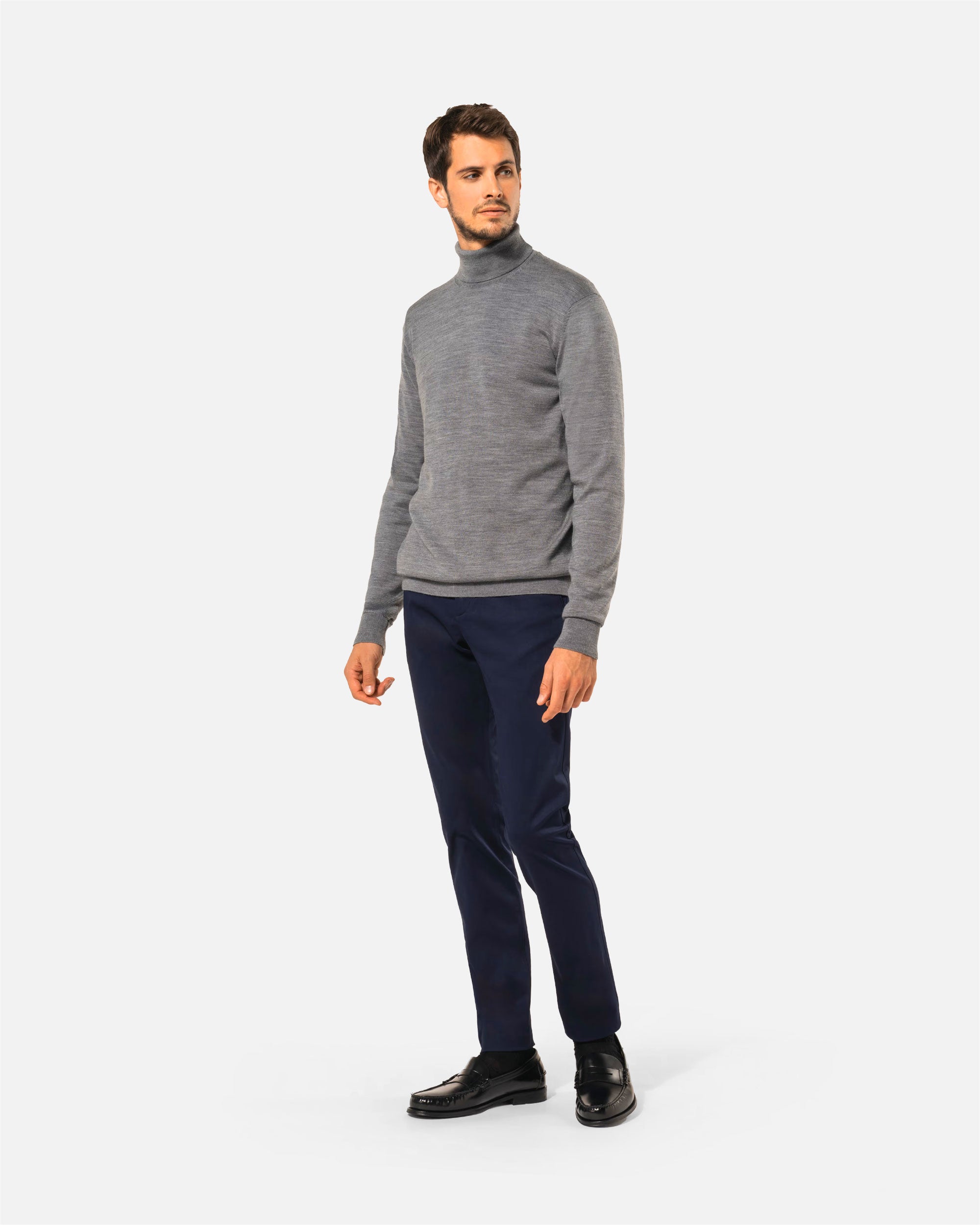 Herren Merino Rollkragen Pullover von VIVID
