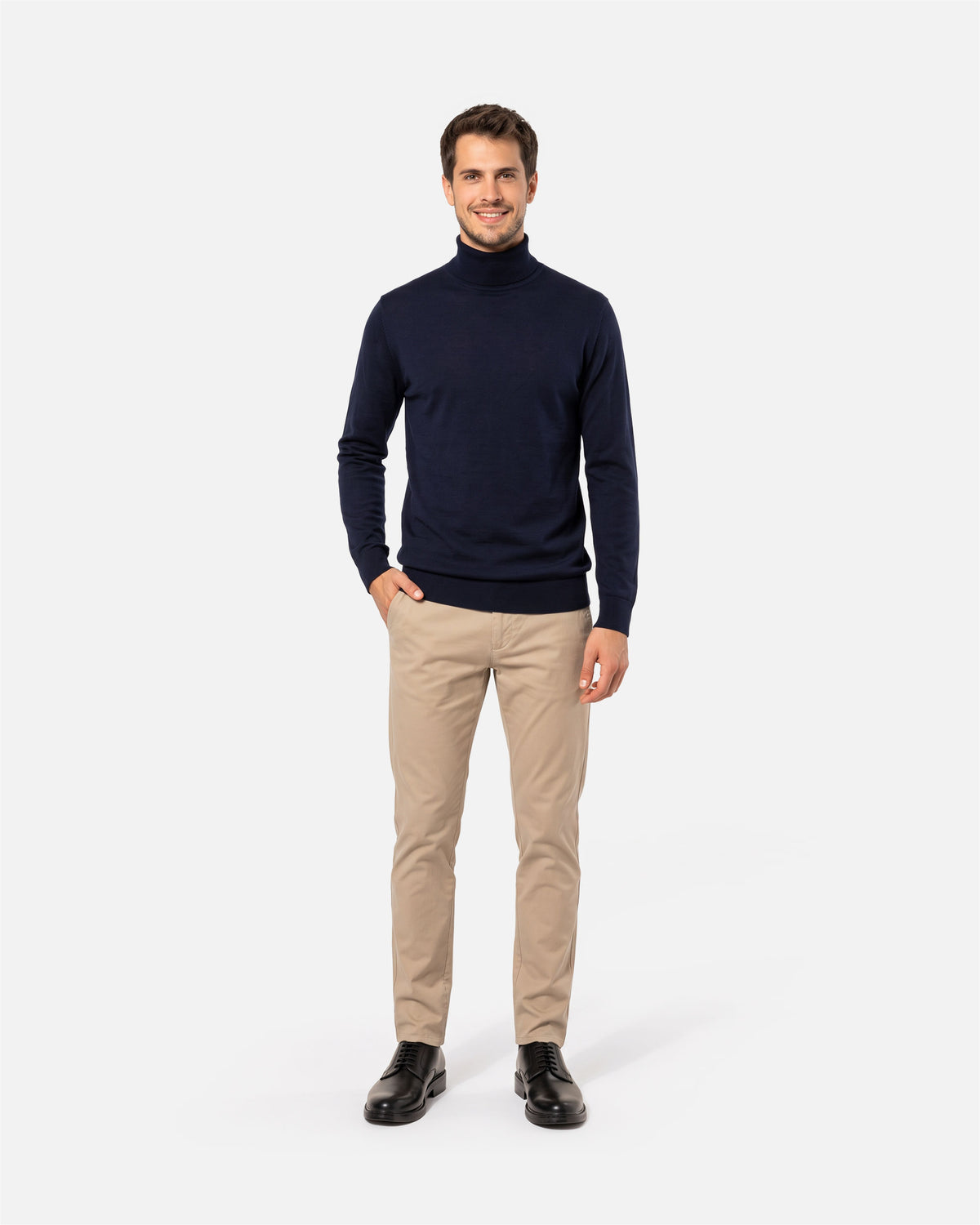 Herren Merino Rollkragen Pullover von VIVID