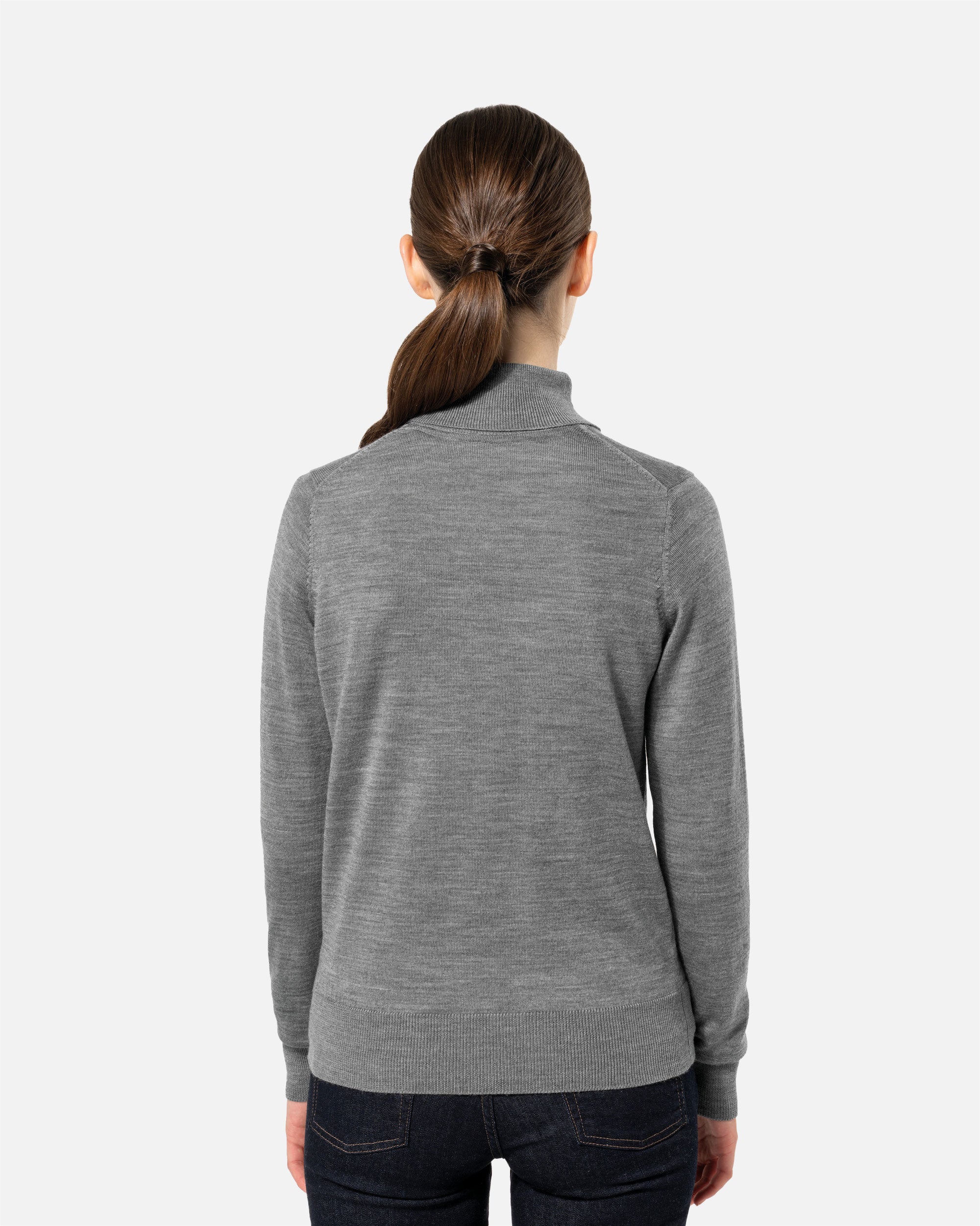 Damen Merino Rollkragen Pullover von VIVID
