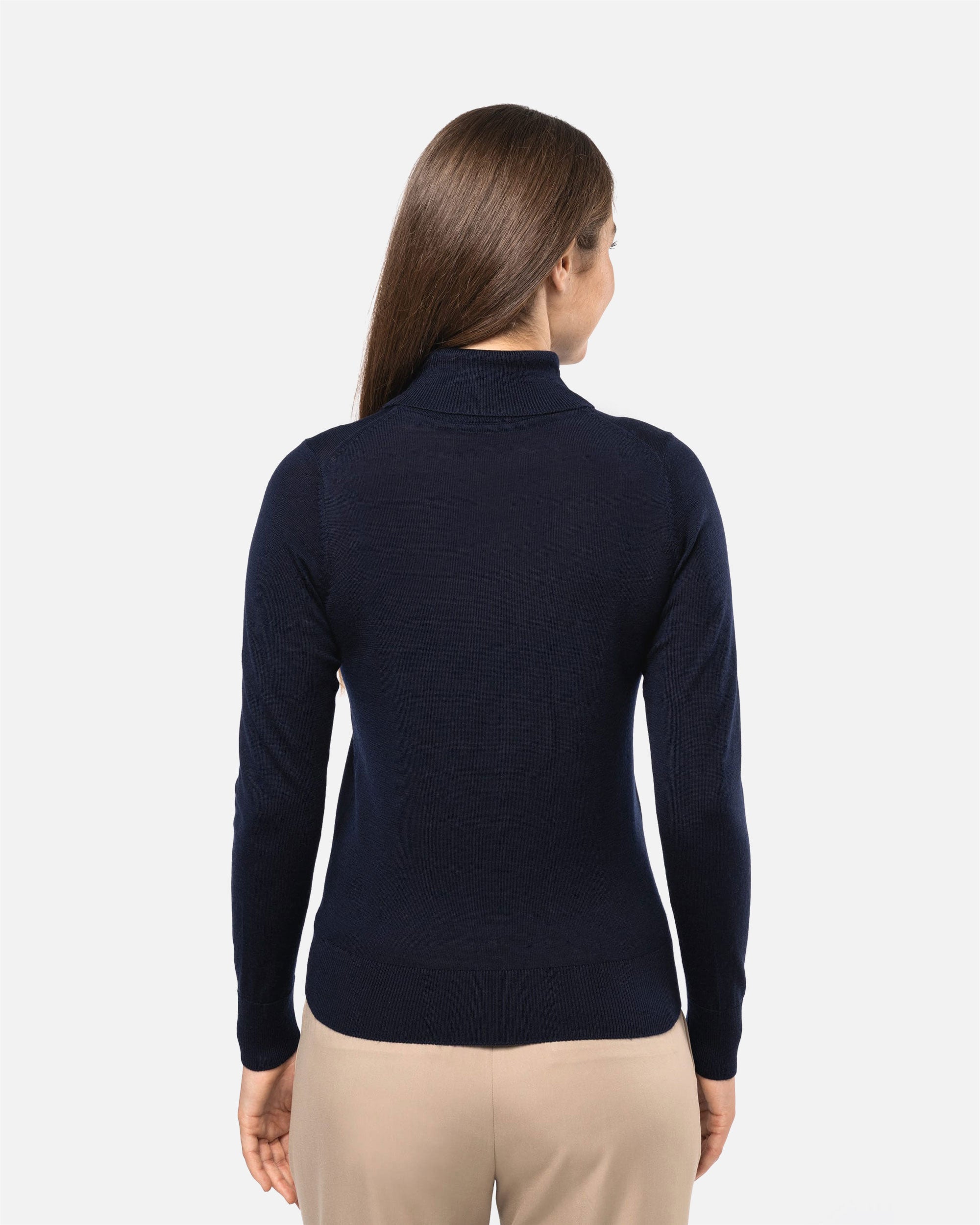 Damen Merino Rollkragen Pullover von VIVID