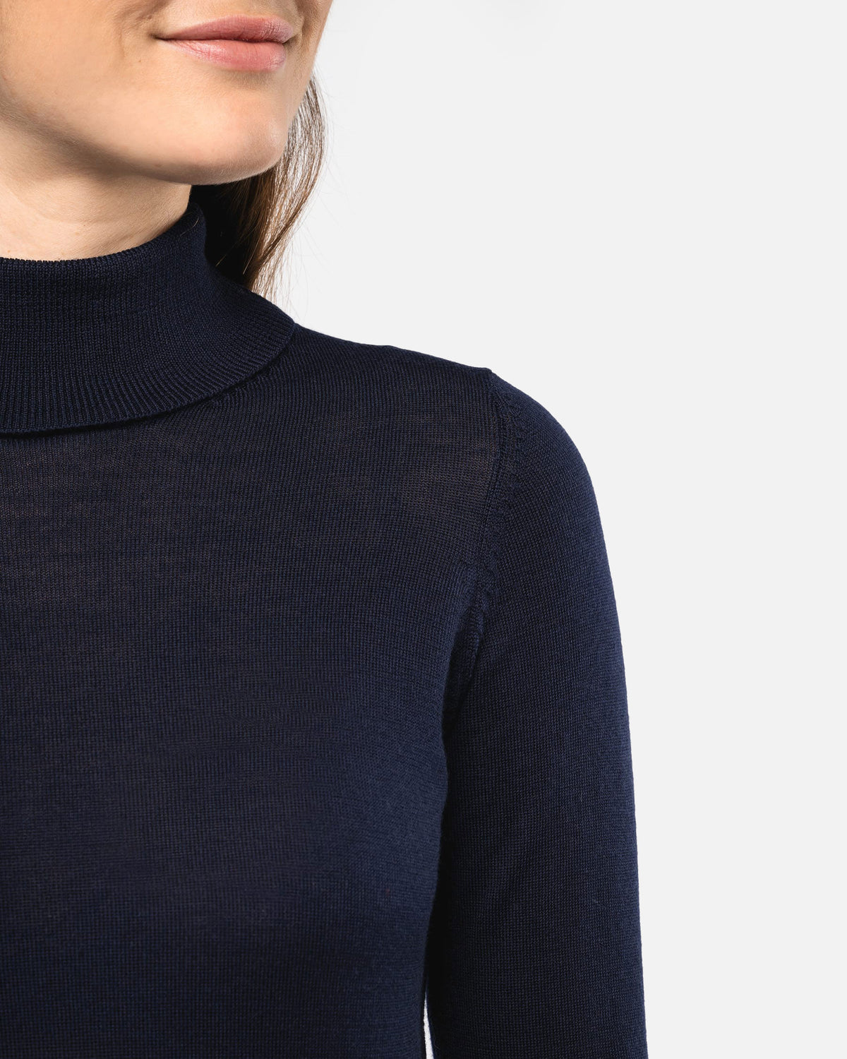 Damen Merino Rollkragen Pullover von VIVID