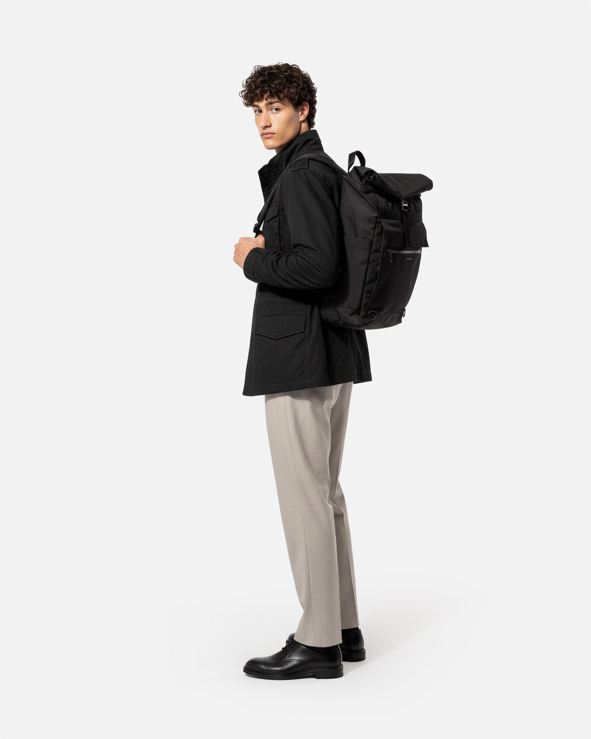 Zeitloser Rolltop Rucksack von VIVID