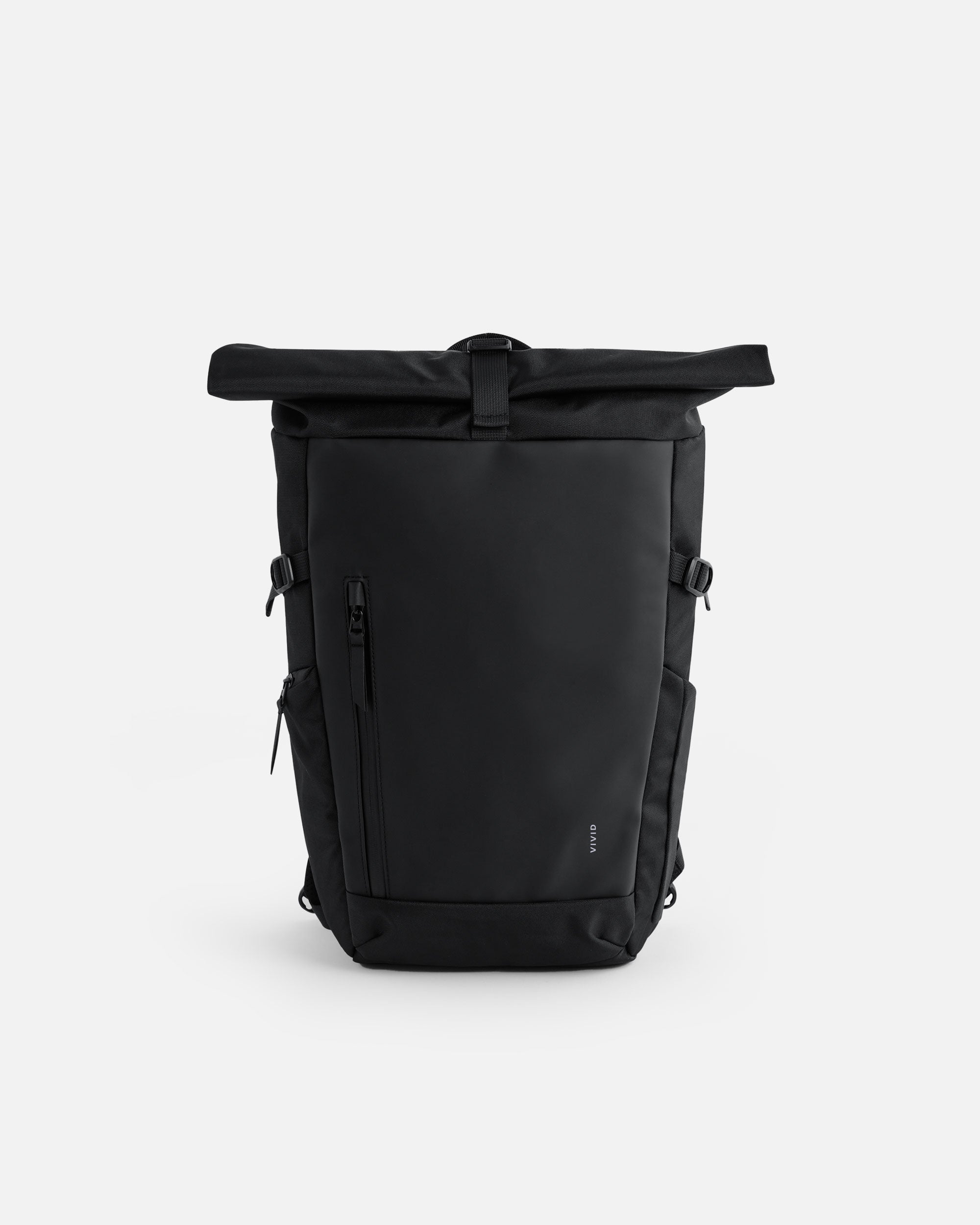 Zürich Rolltop Rucksack Black von VIVID