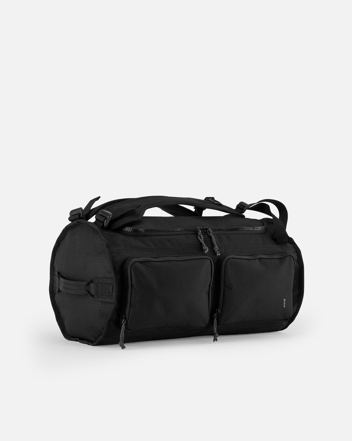 Moderne 2in1 Rucksack-Tasche Black von VIVID