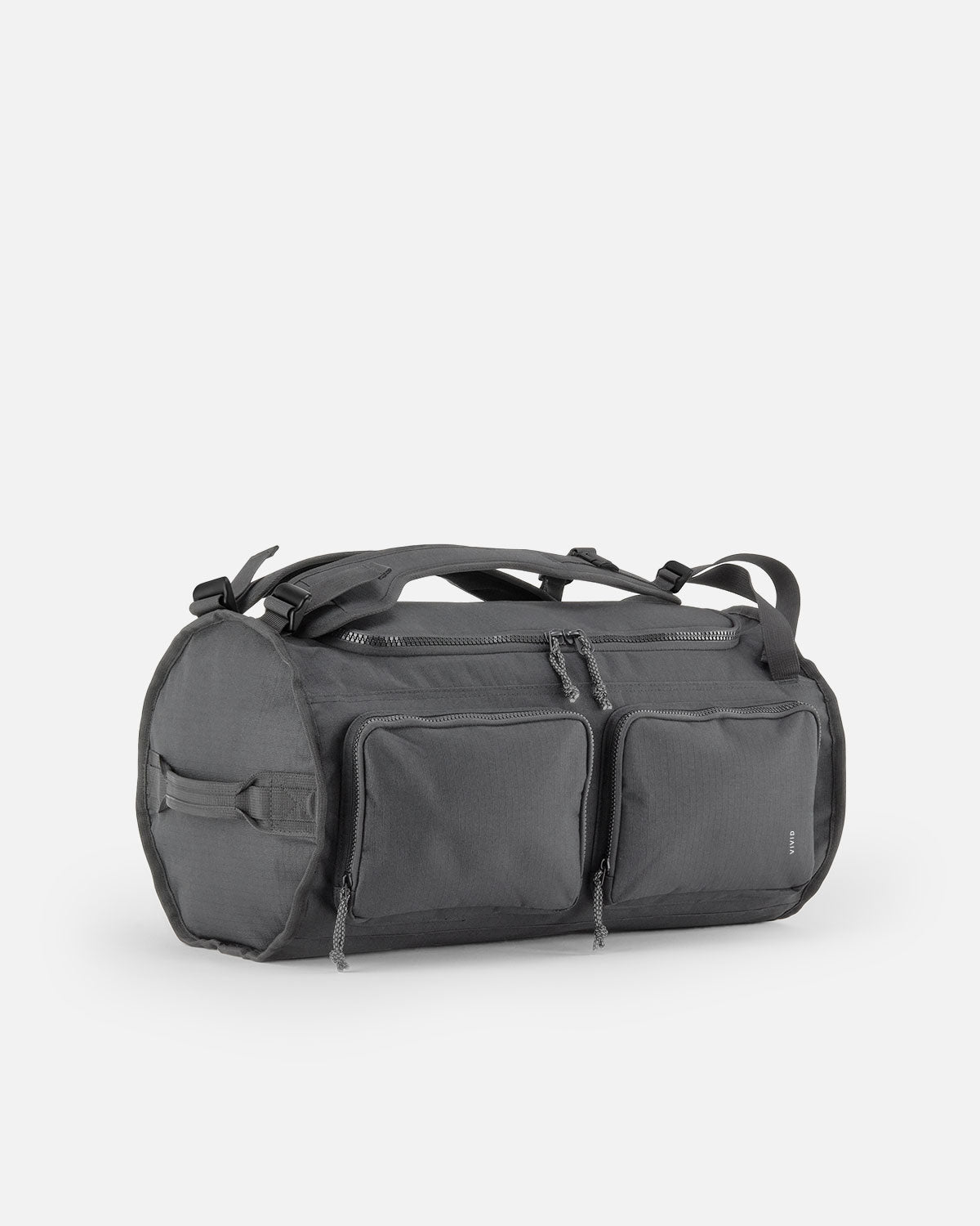 Moderne 2in1 Rucksack-Tasche Shark Grey von VIVID