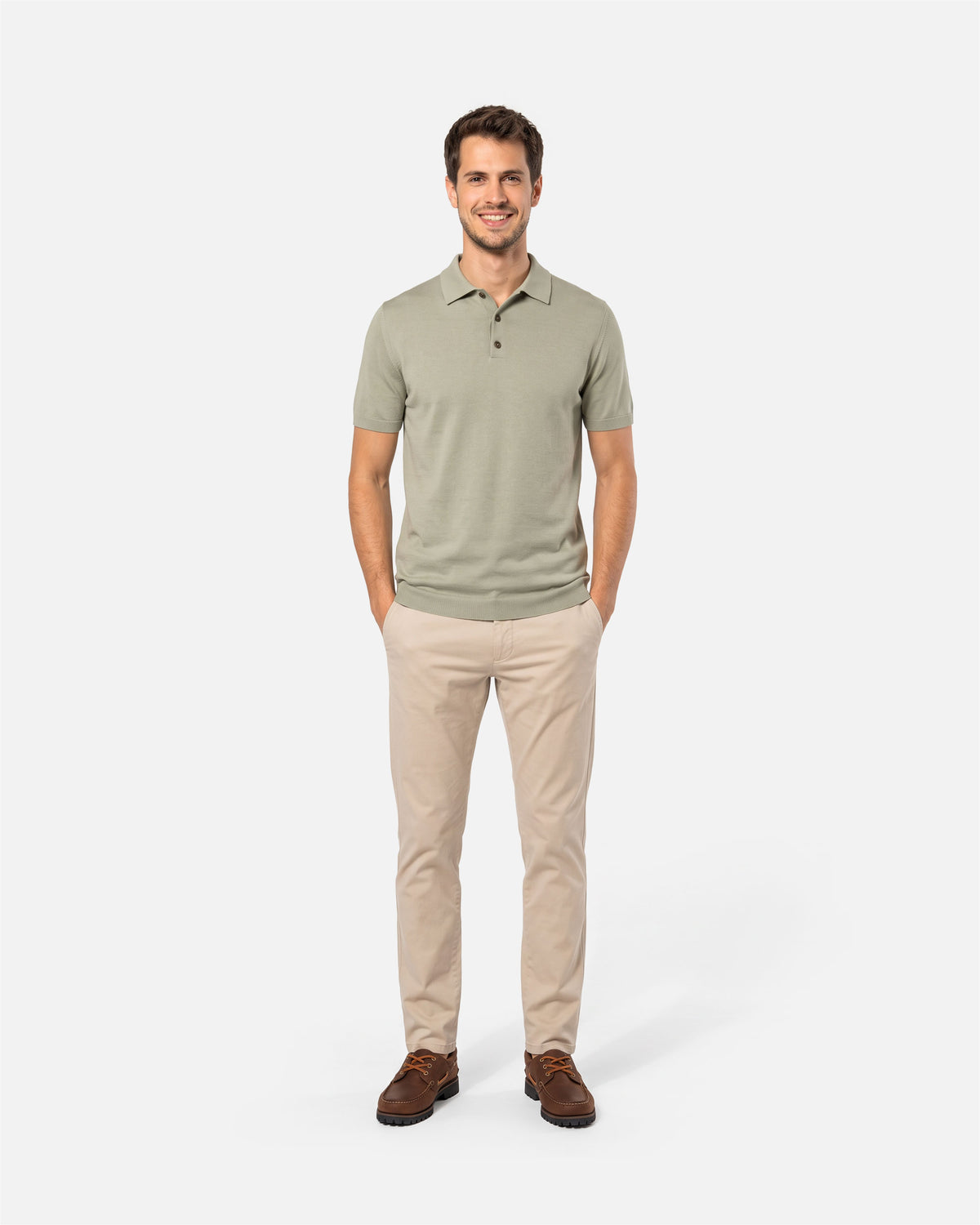 Herren Strick Polo T-Shirt von VIVID