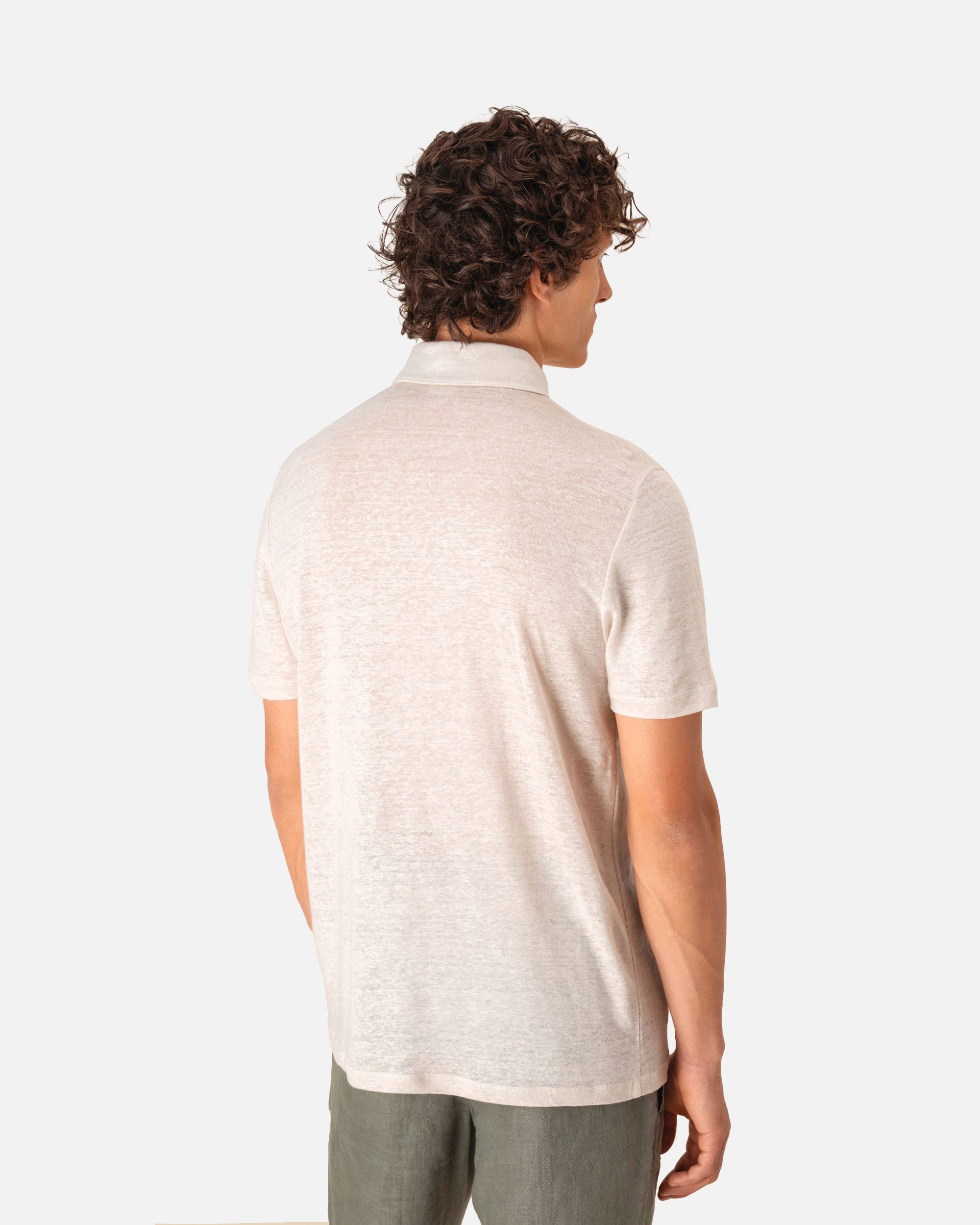 Herren Polo Leinenshirt von VIVID