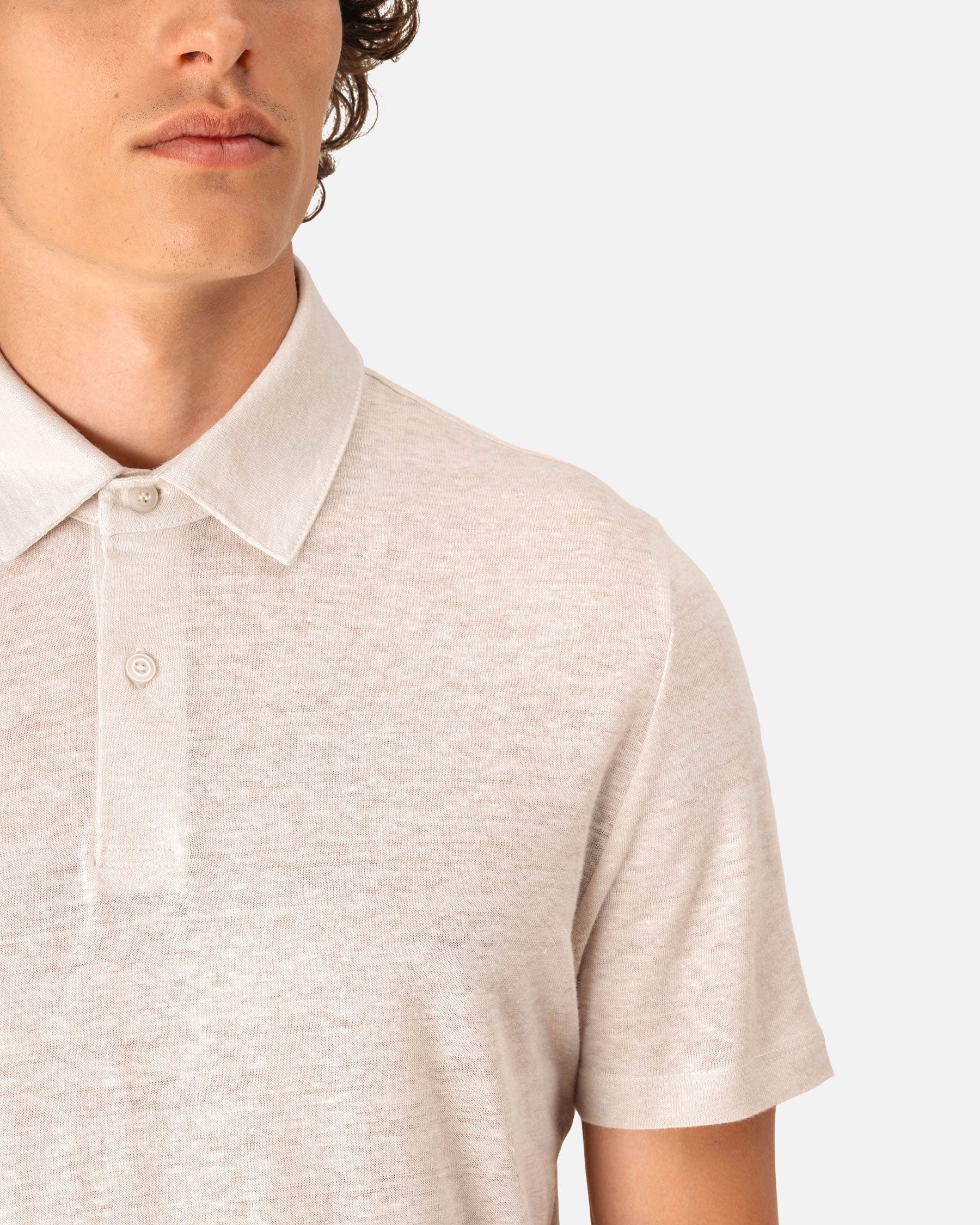 Herren Polo Leinenshirt von VIVID