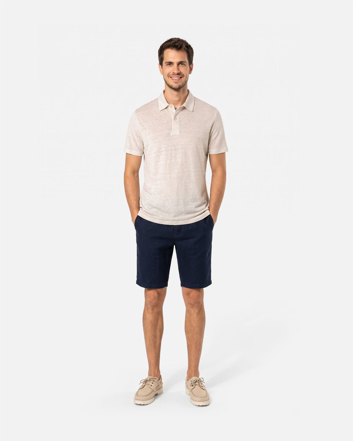 Herren Polo Leinenshirt von VIVID